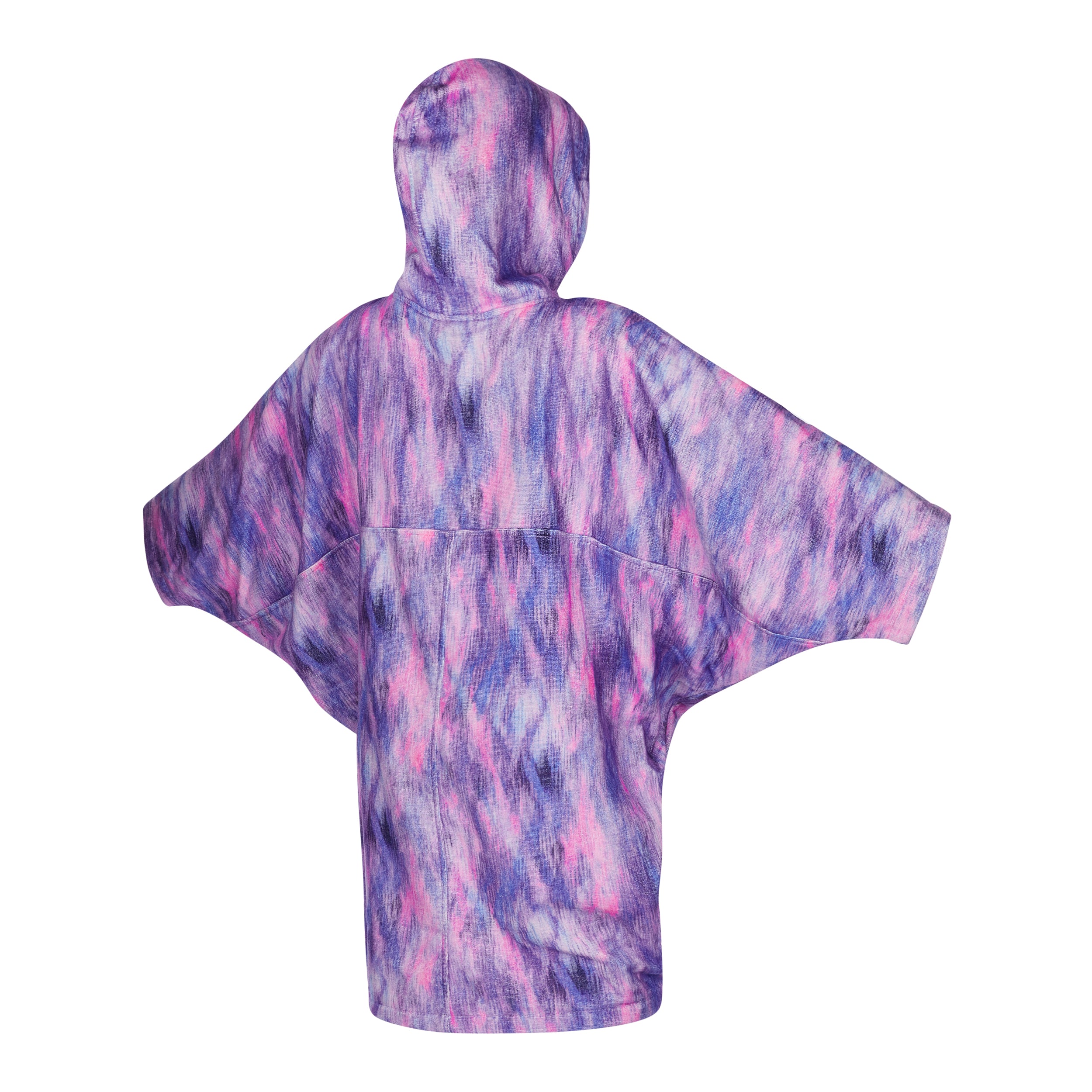 Mystic Damenponcho – schwarz/lila