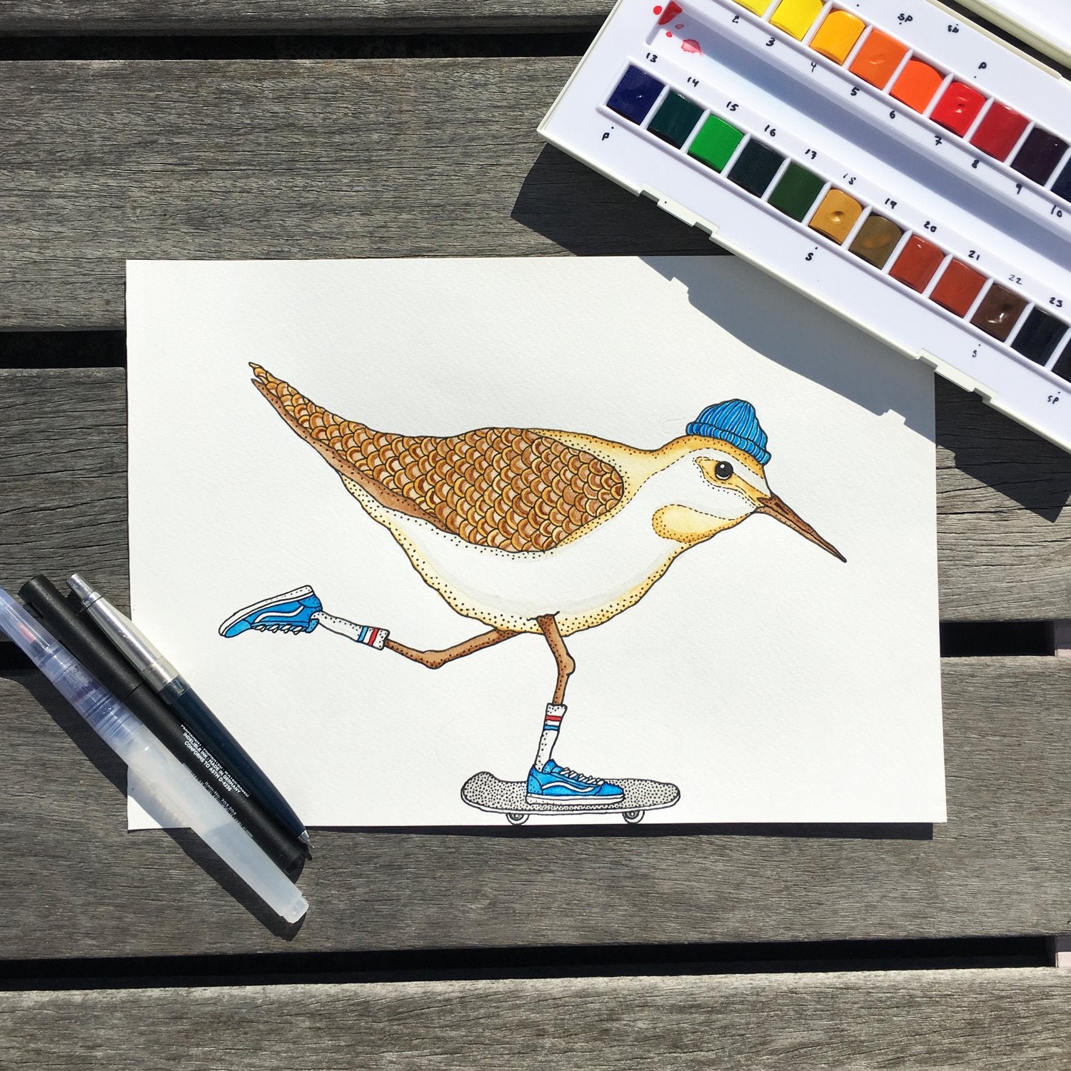 Lakor - Sandpiper Skate Poster