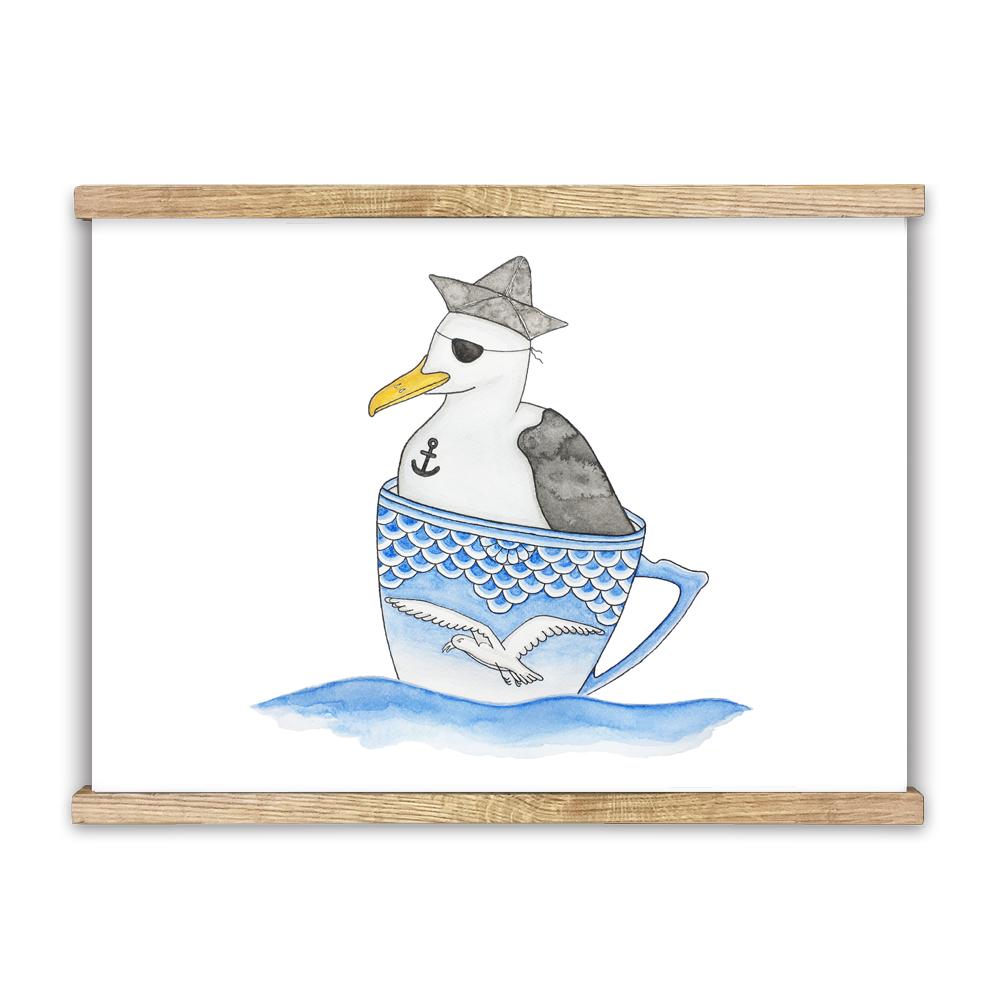 Lakor - Sailing Seagul Poster