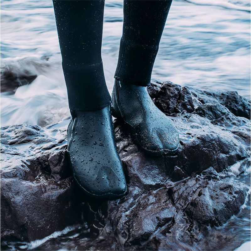 Mystic - oberste 5 mm geteilte Zehen Neoprenschuhe - schwarz