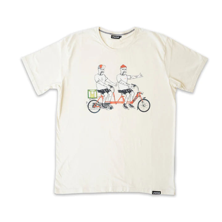 Lakor - Twin Puch - Off White T-shirt
