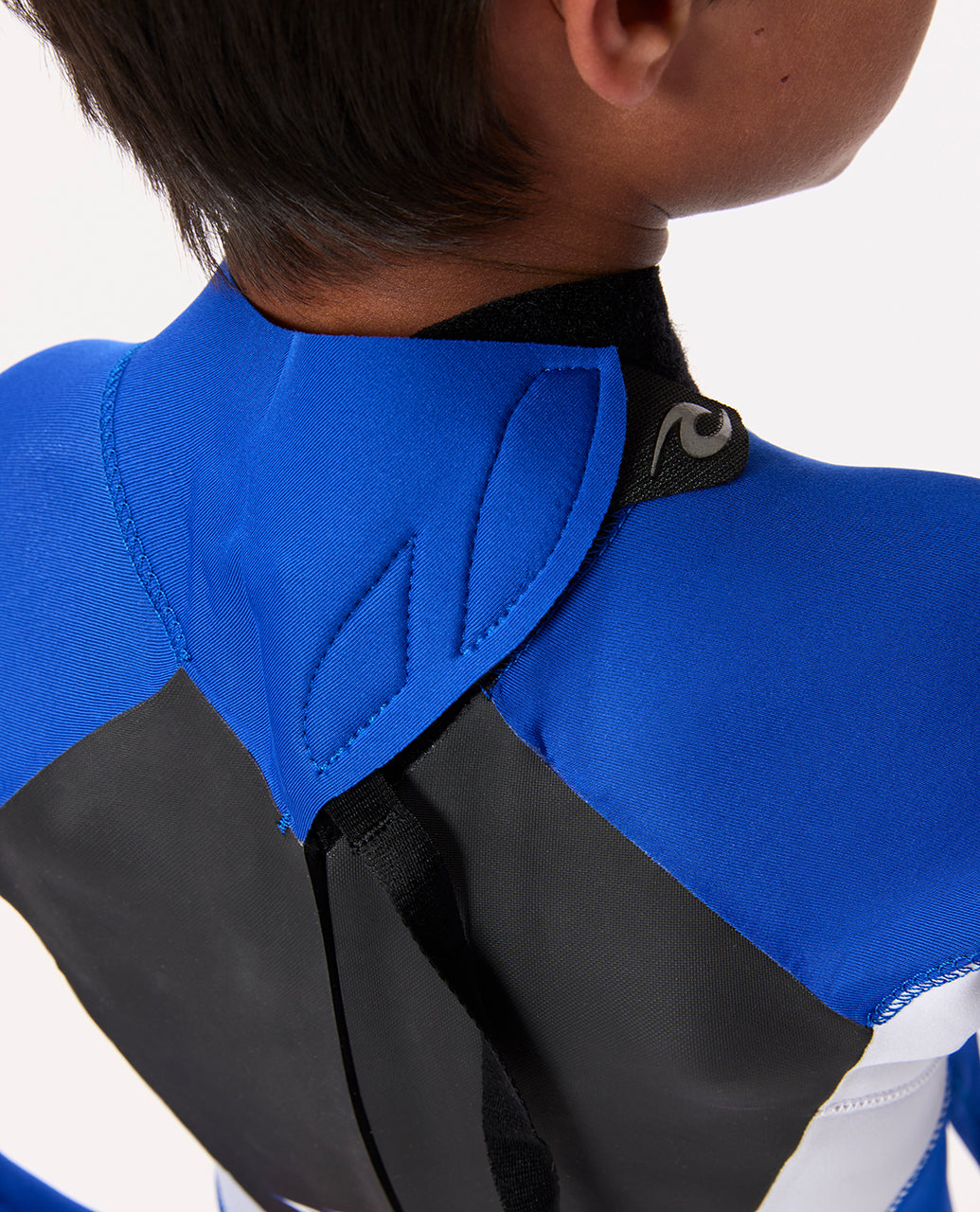 Rip Curl Groms Omega 3/2 Back Zip Steamer Kinder Neoprenanzug - Blau