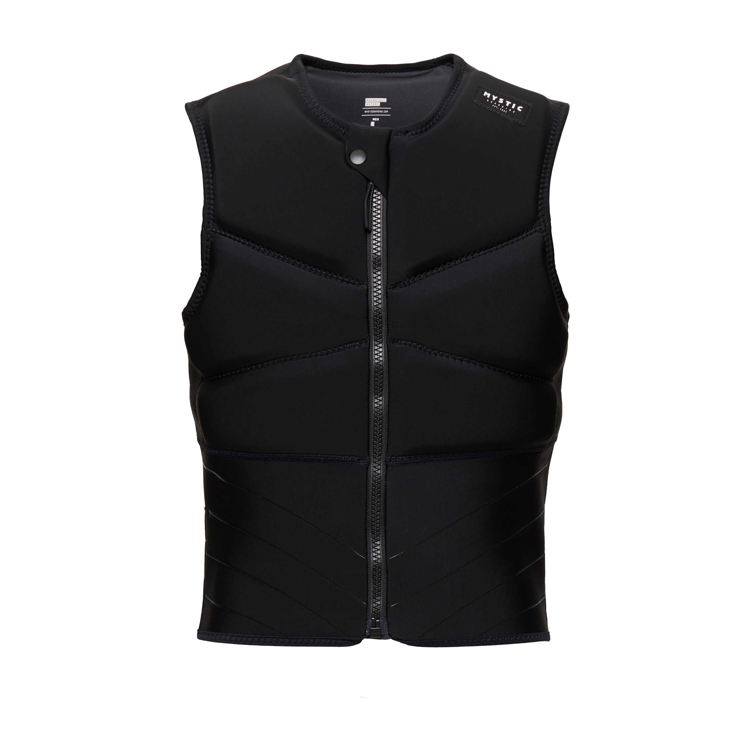 Block Impact Vest Fzip - Black