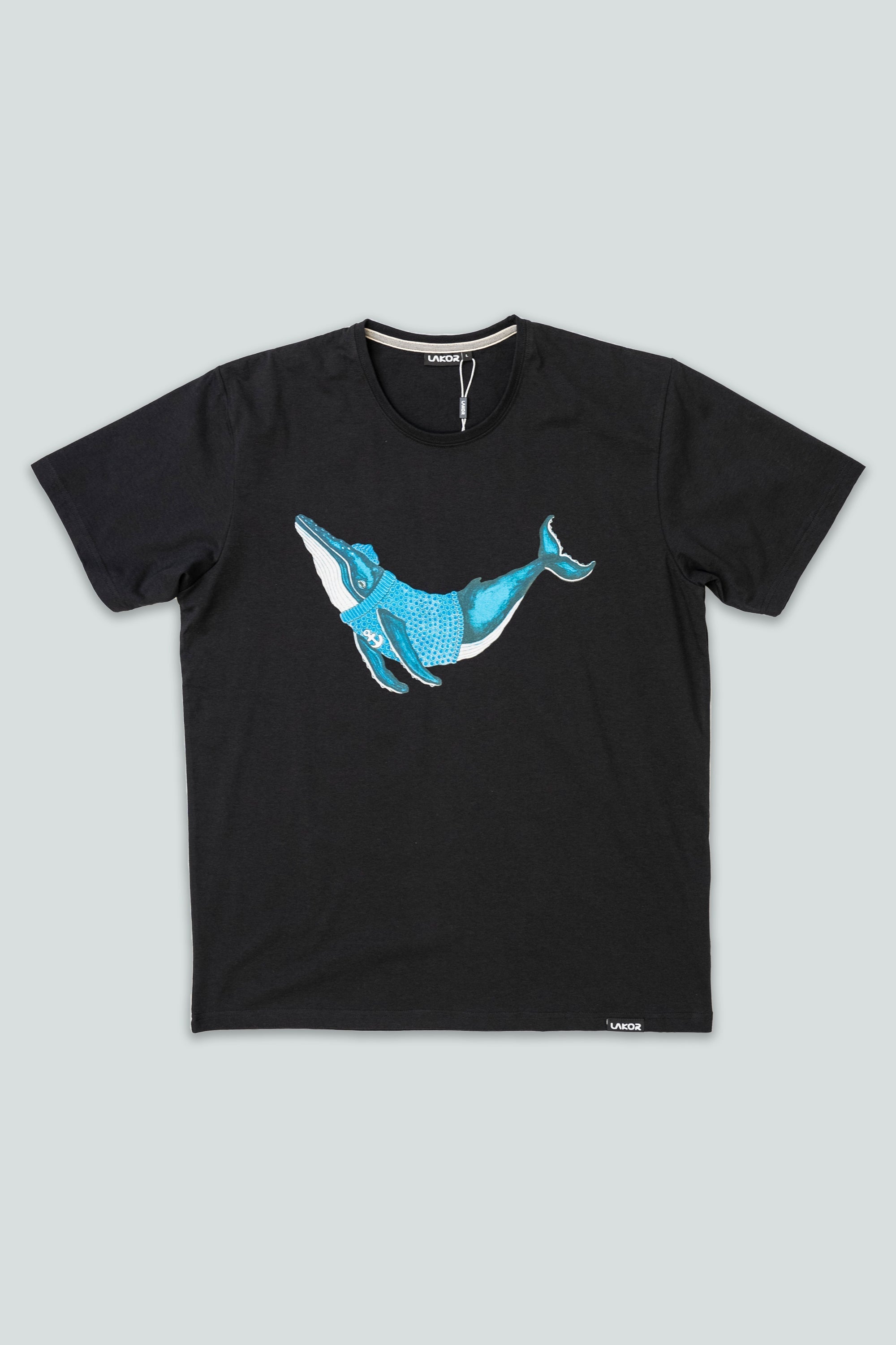 Humpback Whale T-shirt (Black) 