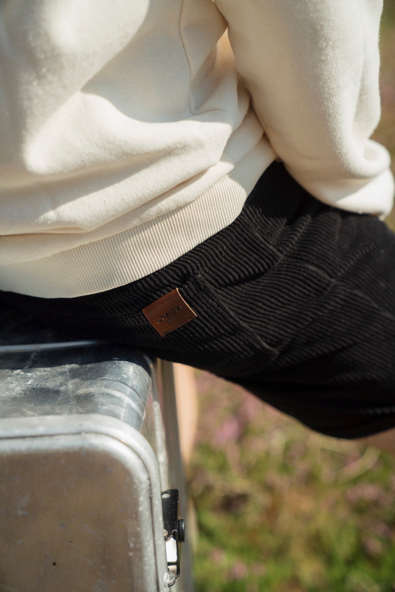 Velvet Shorts (Black) 
