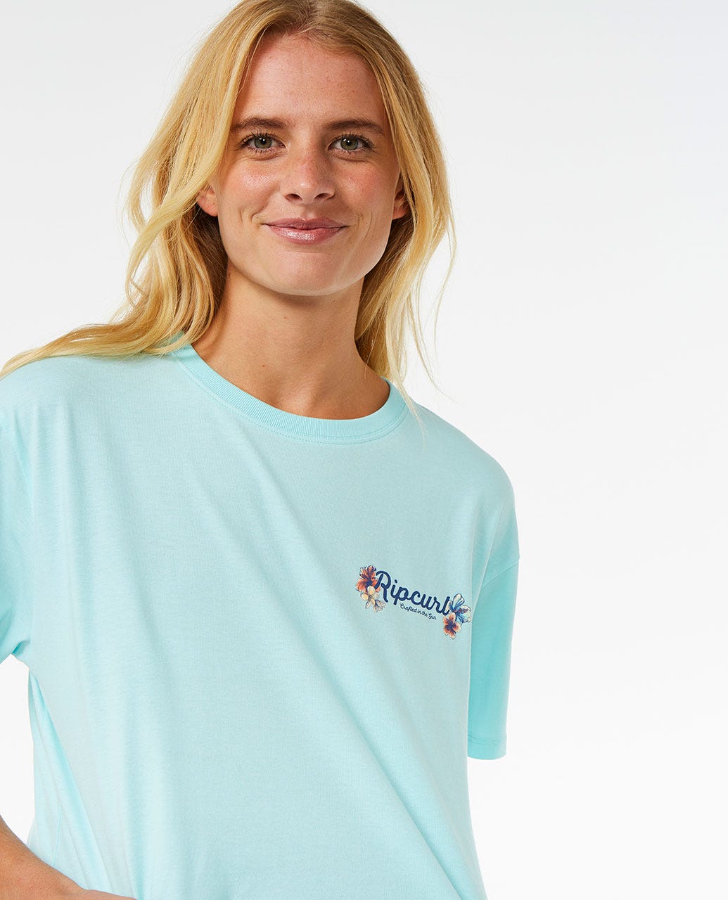 Tanzendes Crop-Kurzarm-T-Shirt