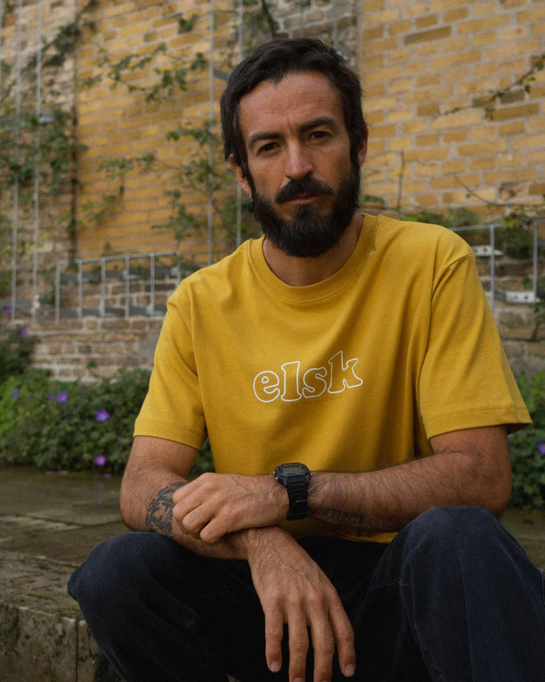 Gebürstetes Herren-T-Shirt für jeden Tag