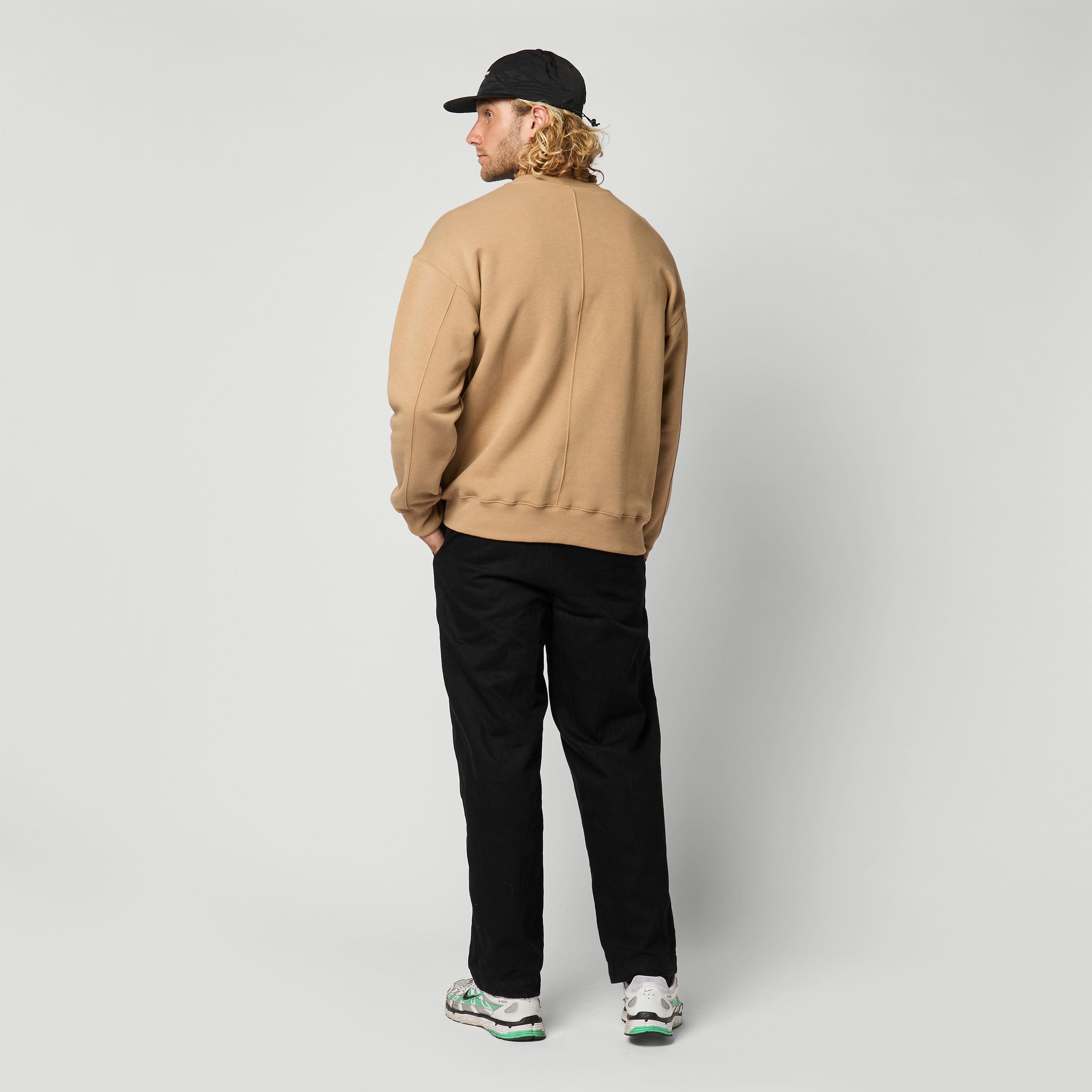 Mystic - Trademark Crew Sweat - Slate Brown