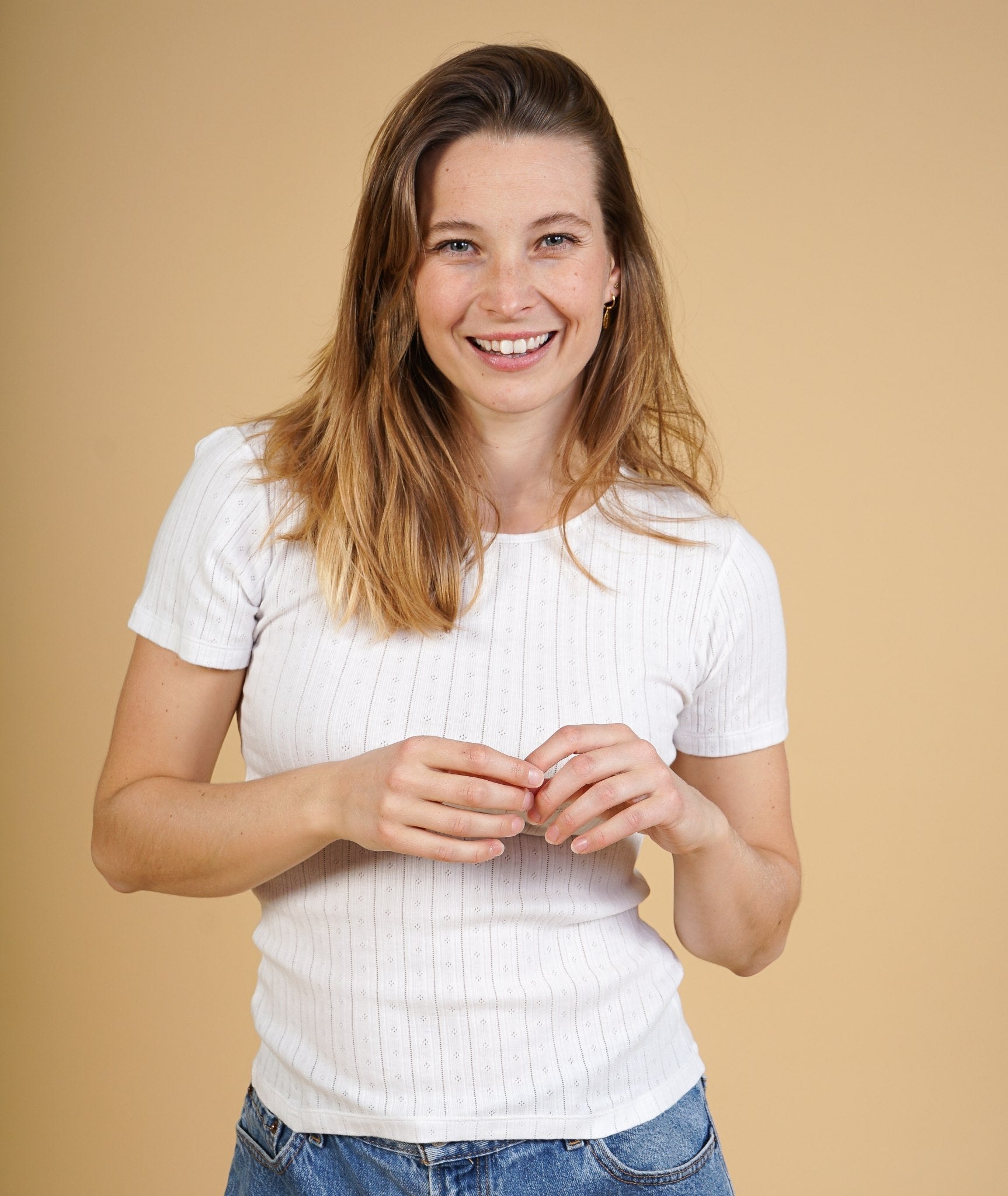 Pointelle Women'S T-Shirt
