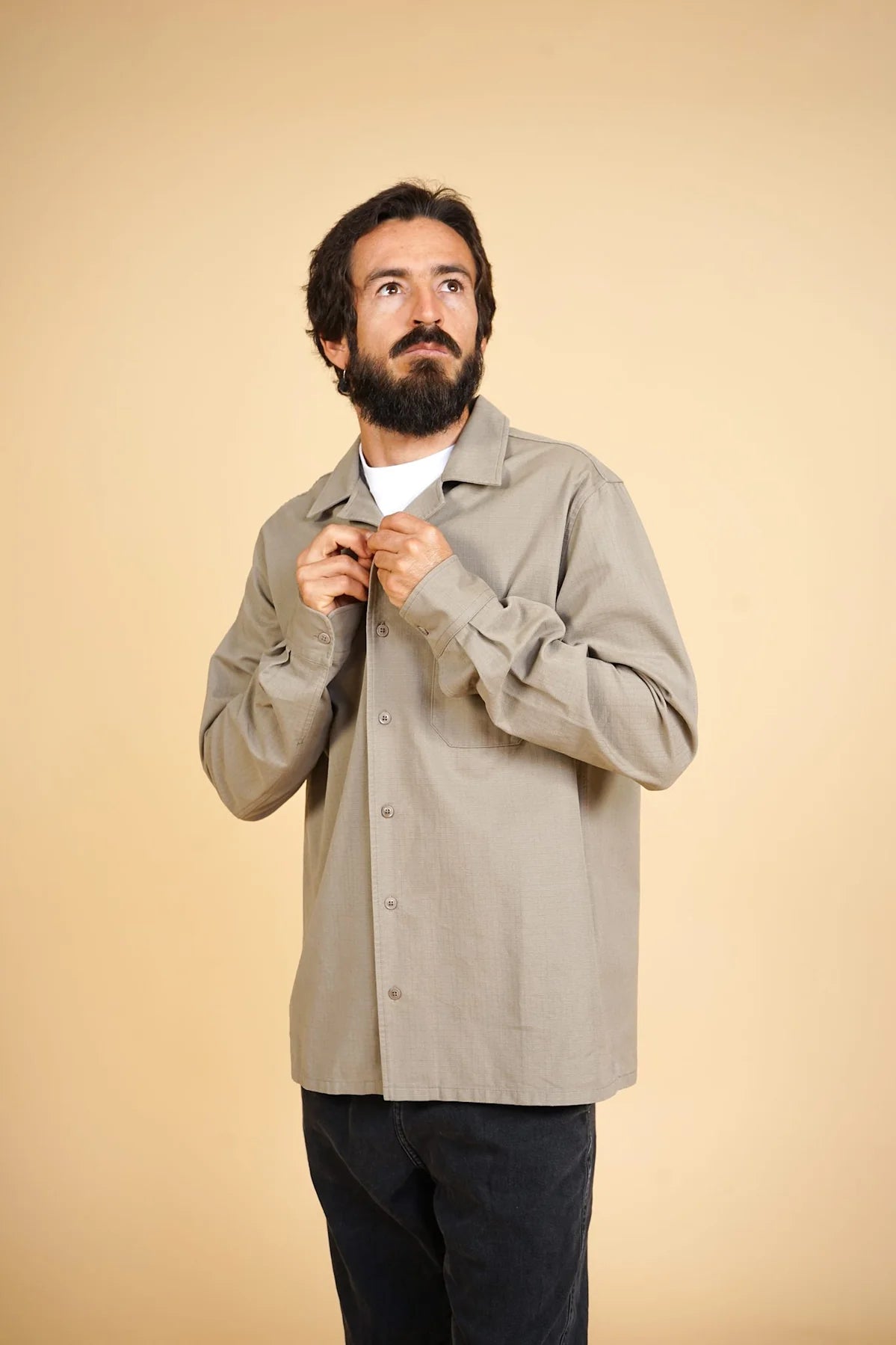 Ripstop Men'S Ls Shirt