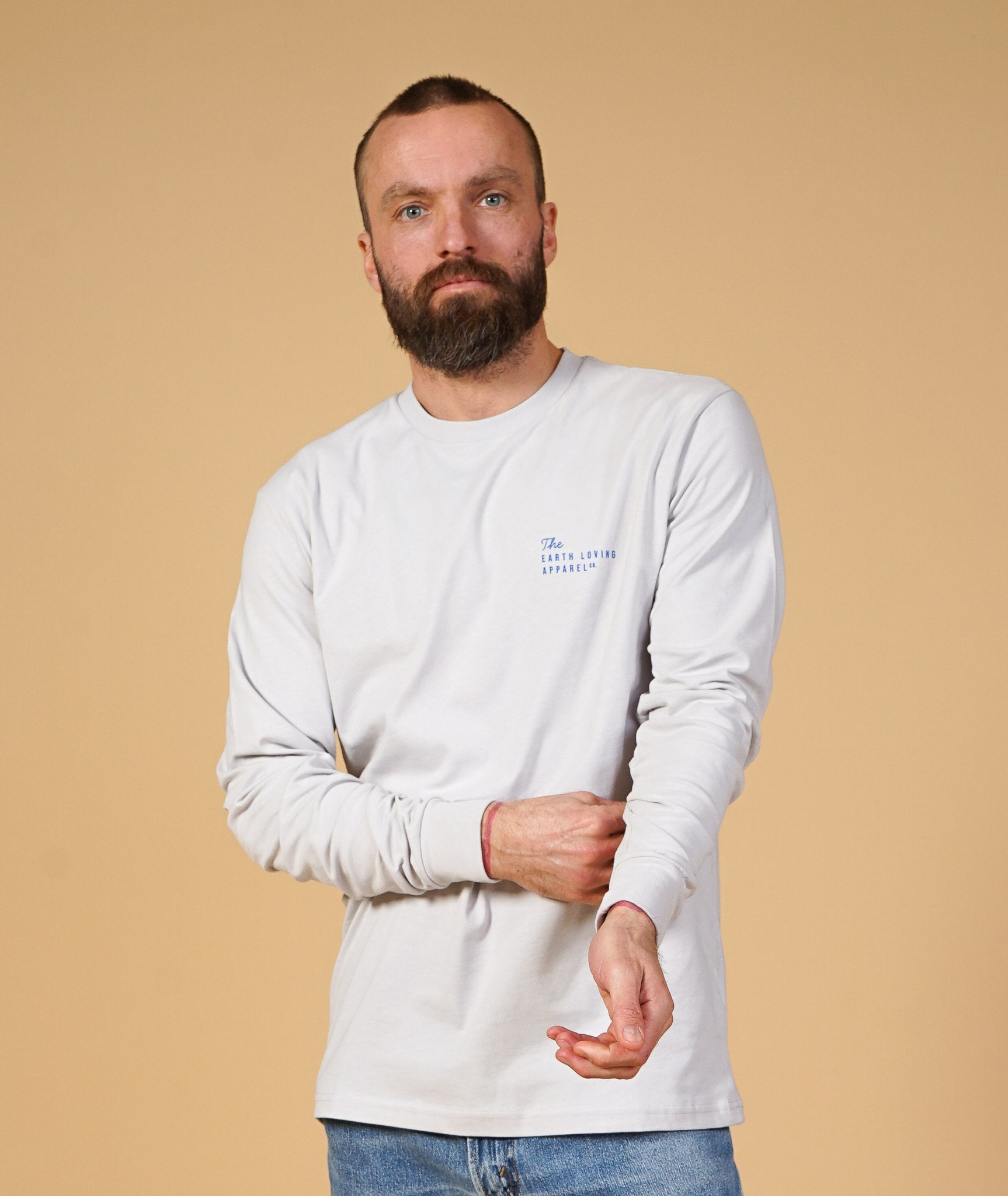 Statement Globe Bp Men'S Brushed LS T-Shirt