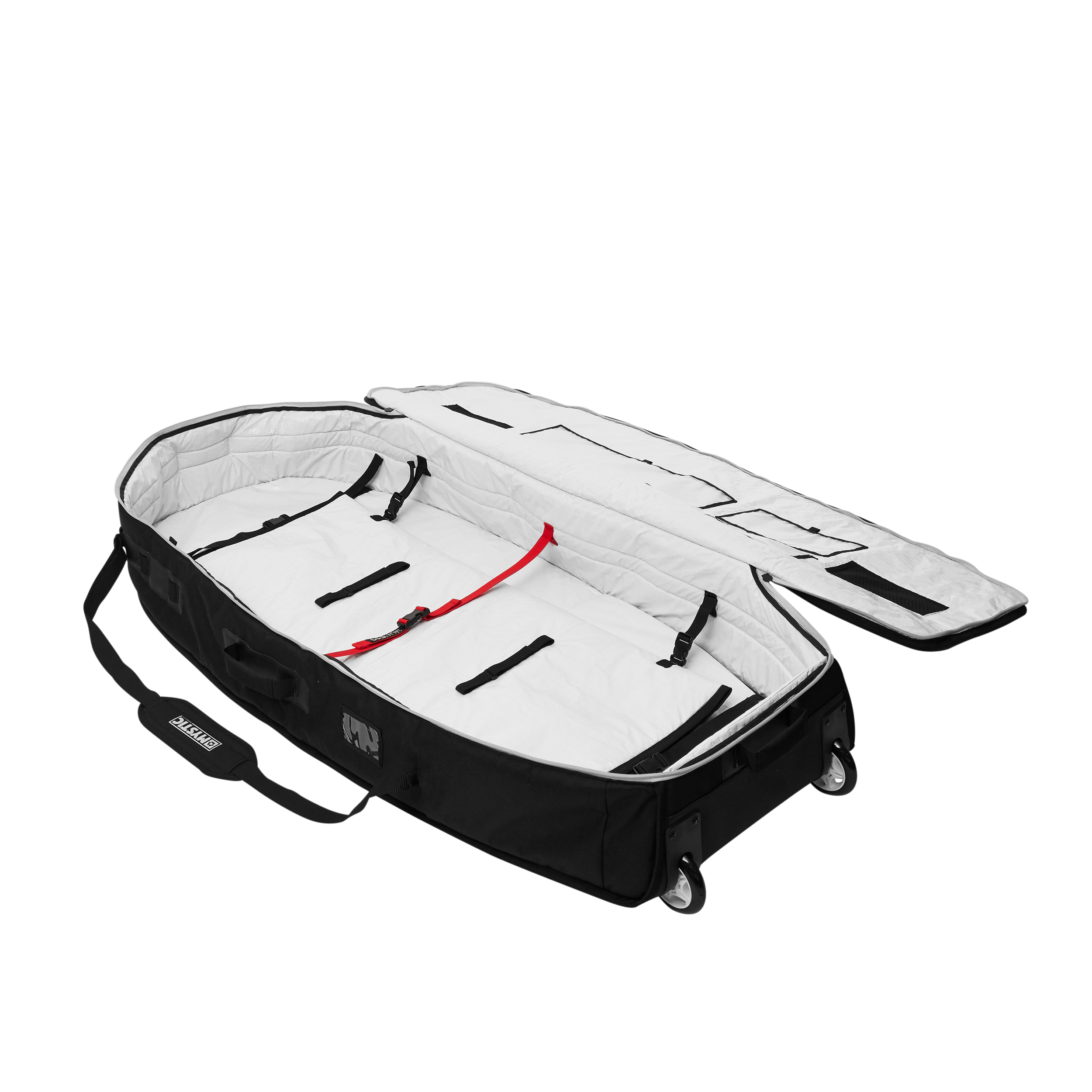 Star Wingfoil Boardbag mit Rollen – Schwarz