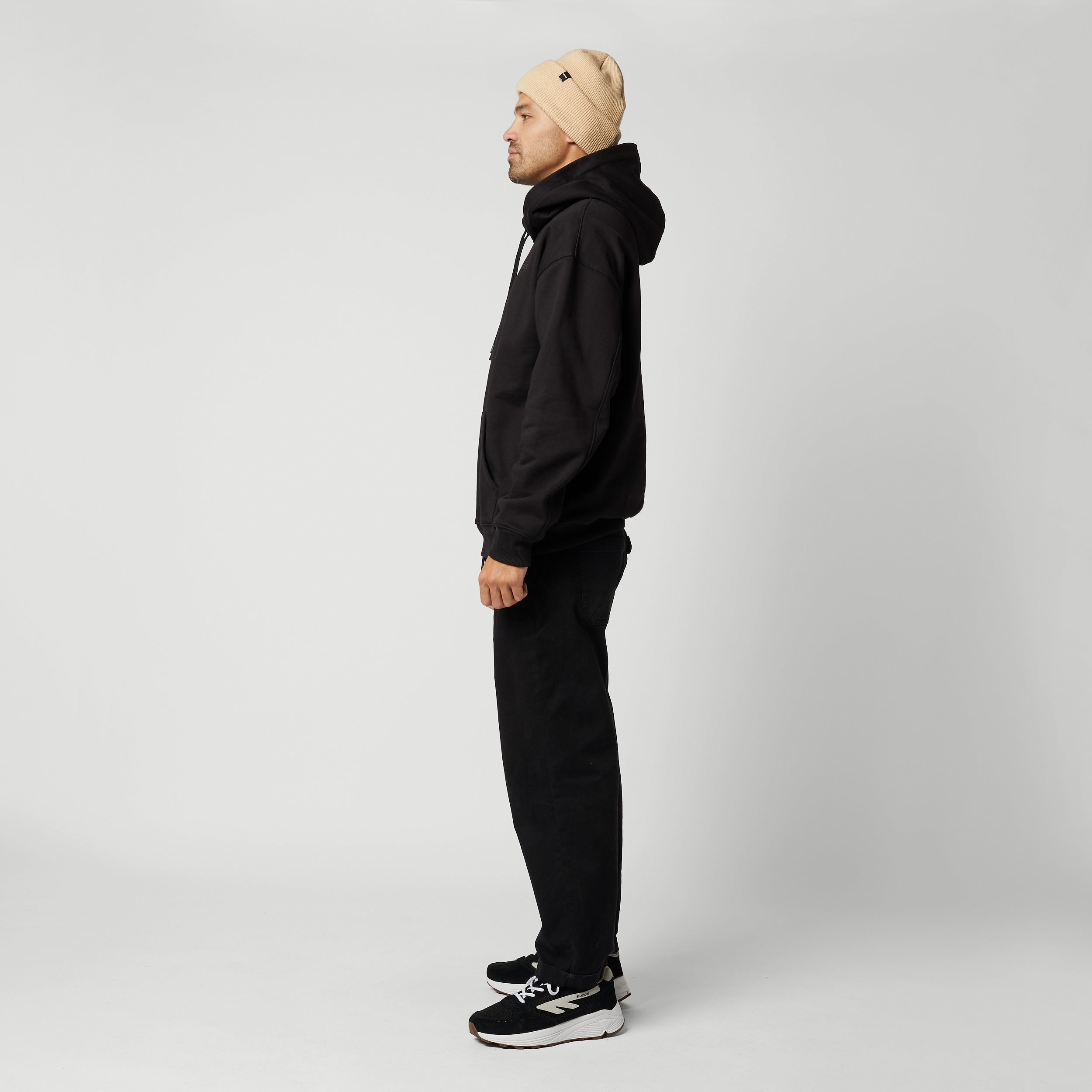 Grit Hood Sweat - Black