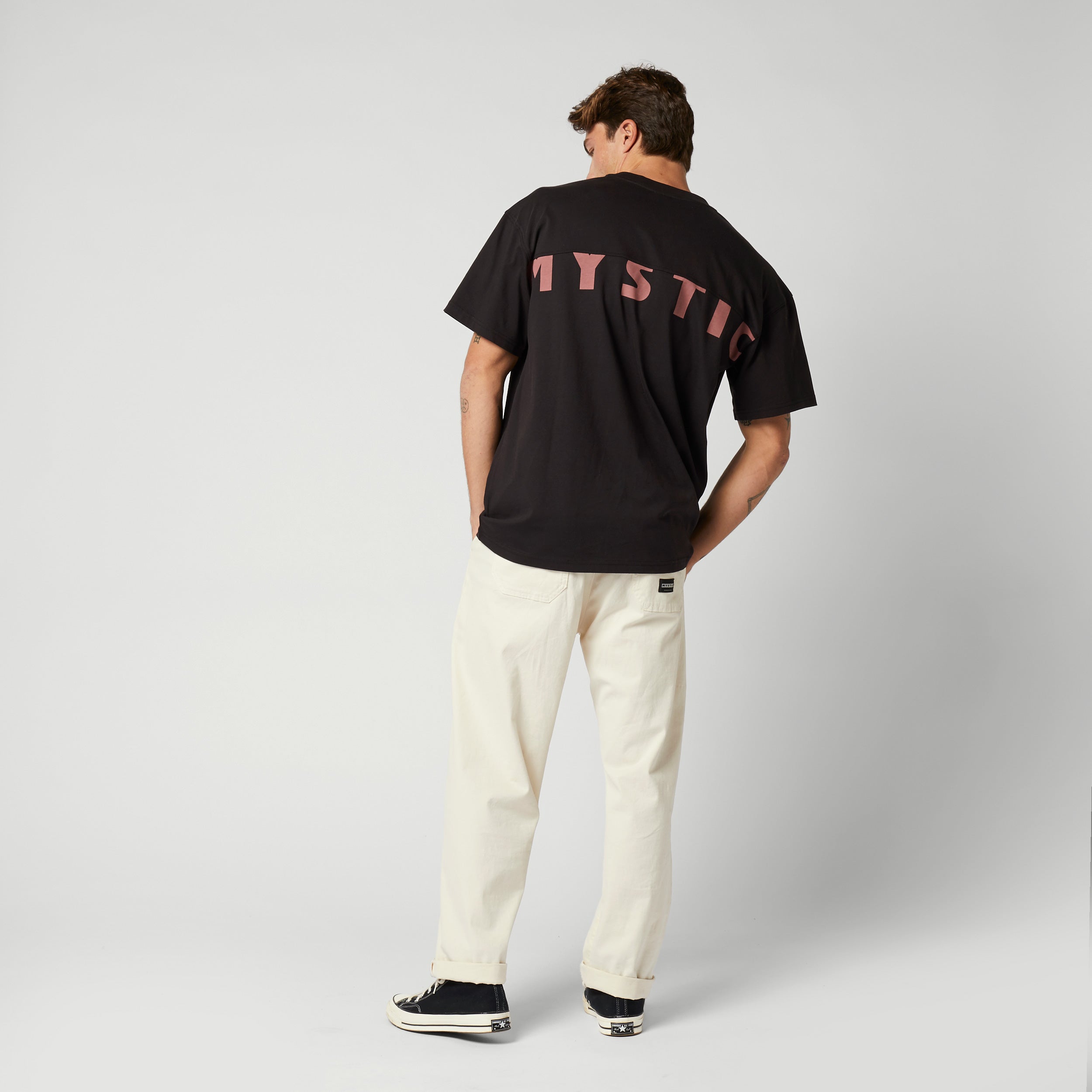 Profil-T-Shirt – Schwarz