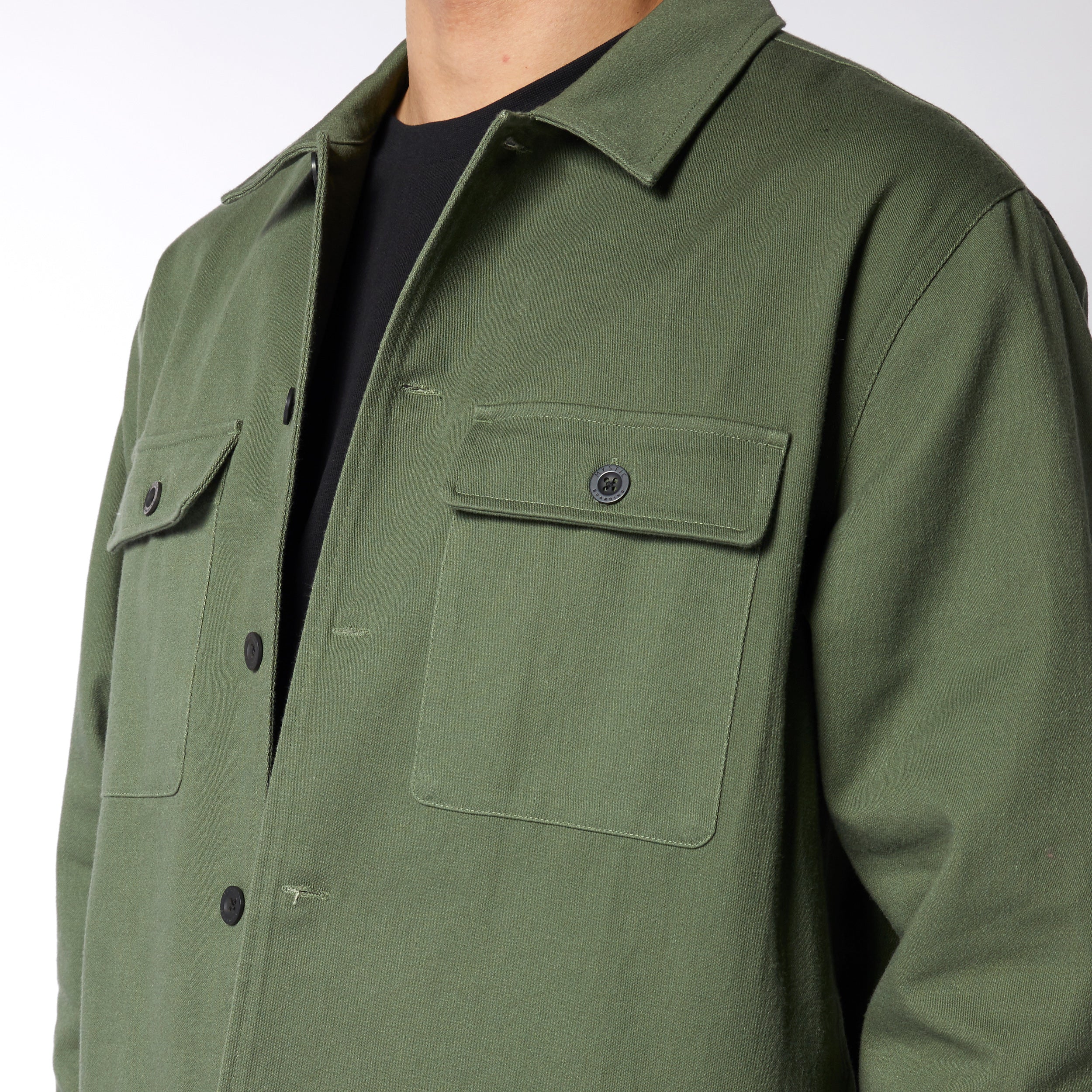 The Overshirt Jacket - Dark Olive