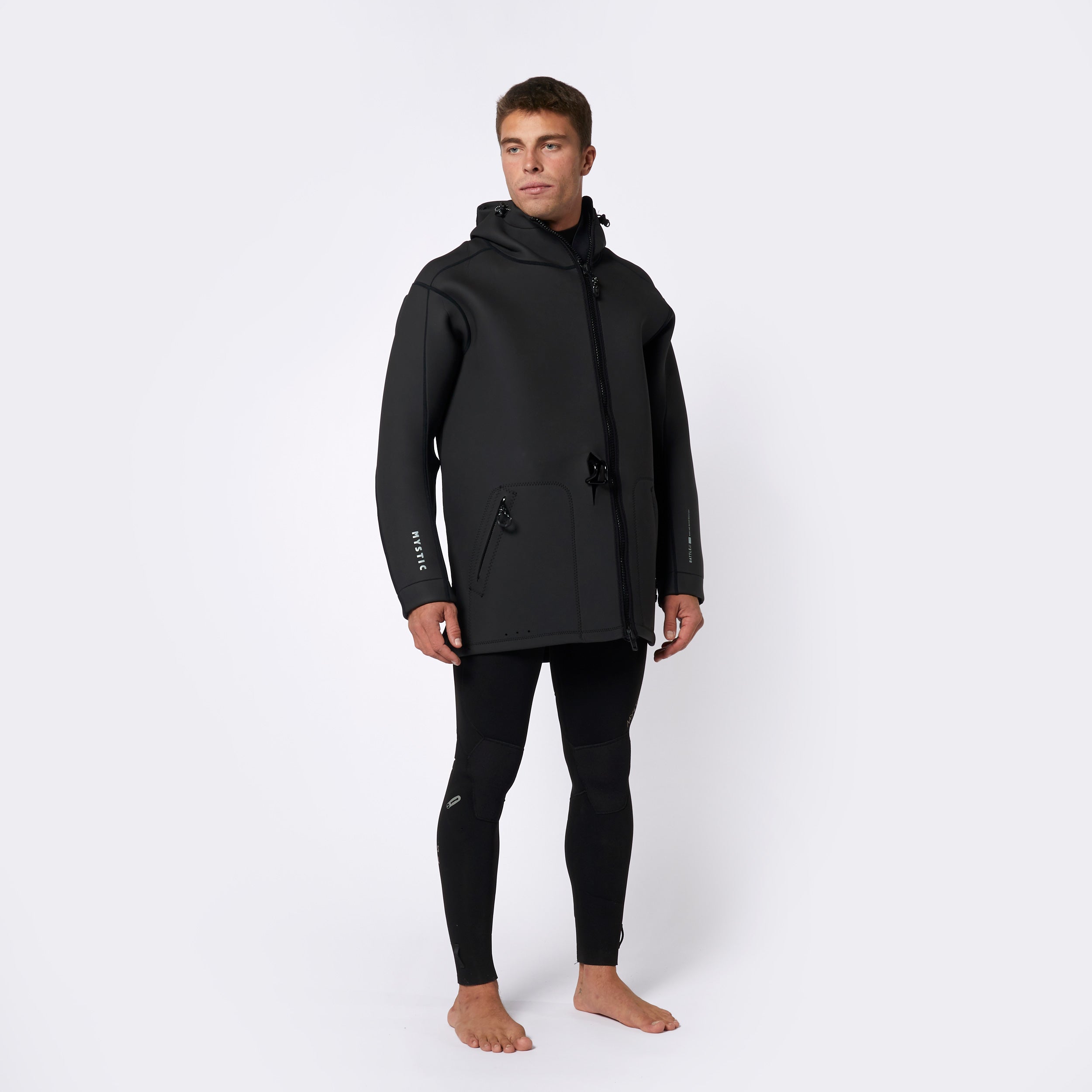 Battle Neoprene Jacket 3/2mm - Black