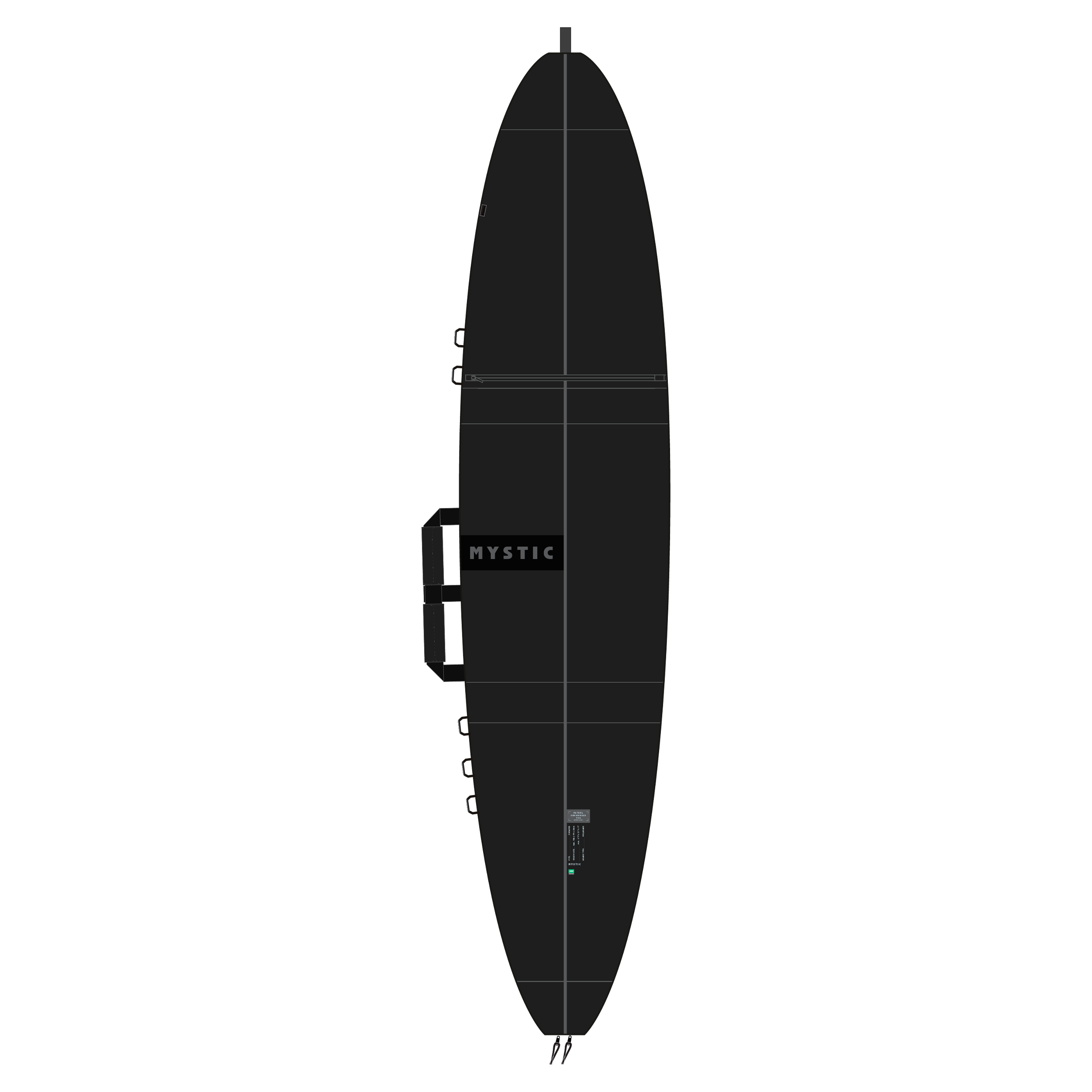 Mystic - Patrol Day Cover Downwind Foilboard - Black
