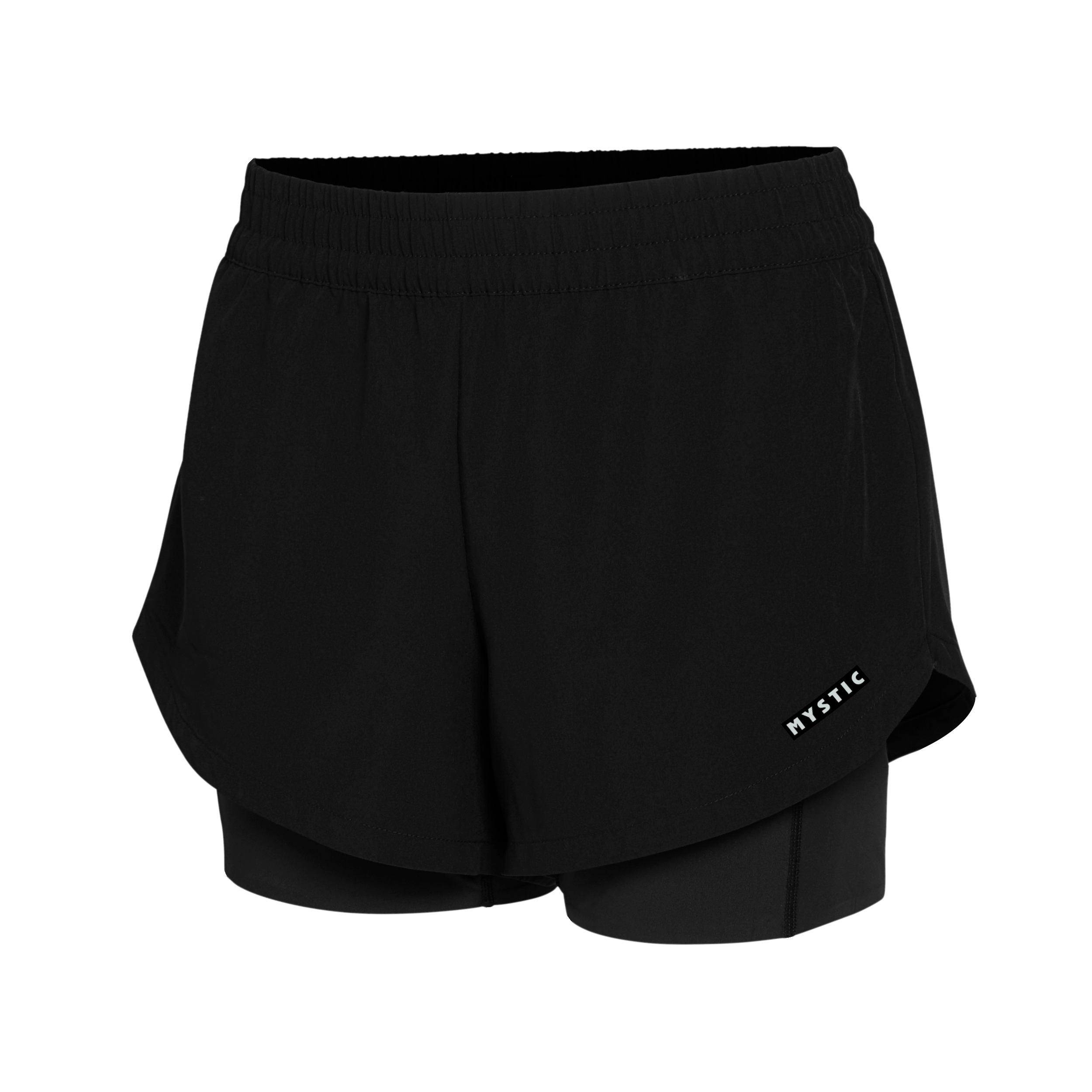 Ida gefütterte Sportshorts Damen - Schwarz