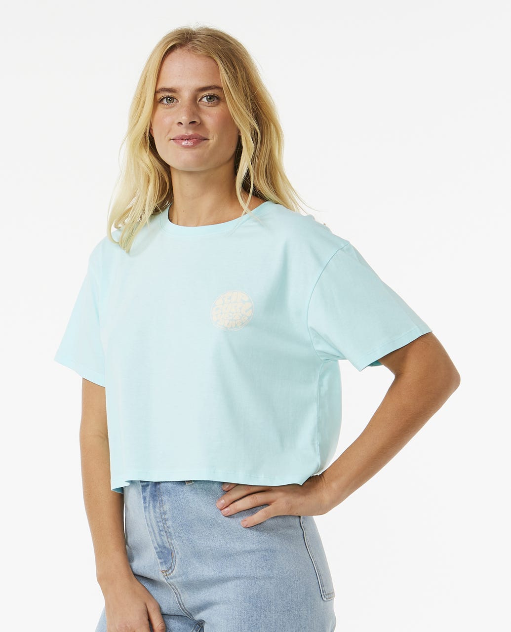 Wettie Icon Crop Kurzarm-T-Shirt
