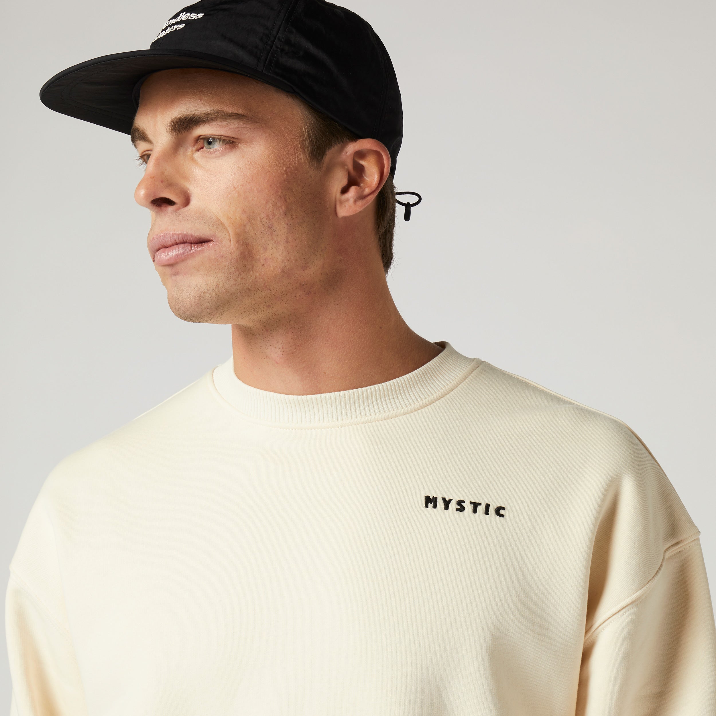 Mystic - Trace Crew Sweat - Off White