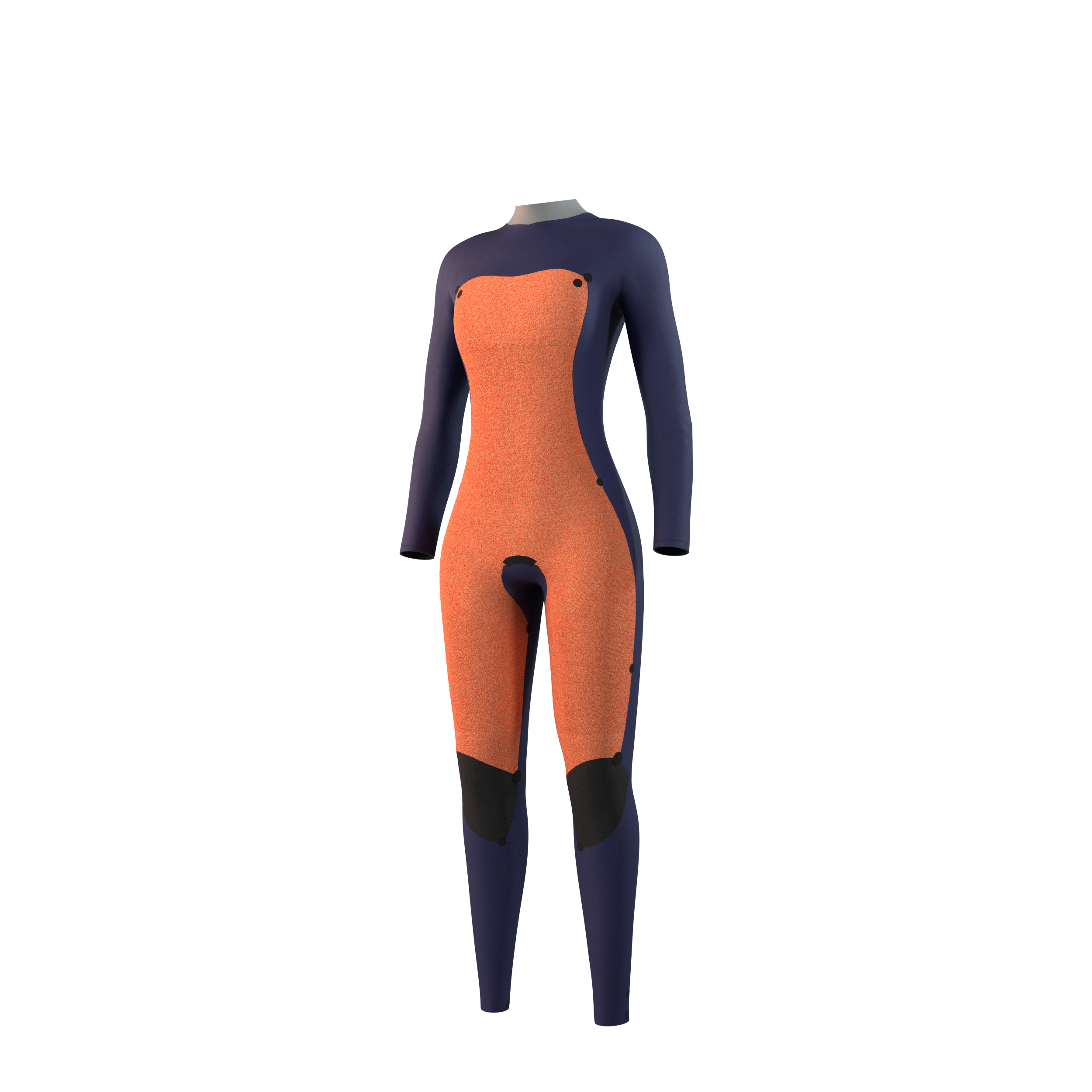 Mystic - Star Fullsuit 4/3mm DFzip Women - 2025 - Black