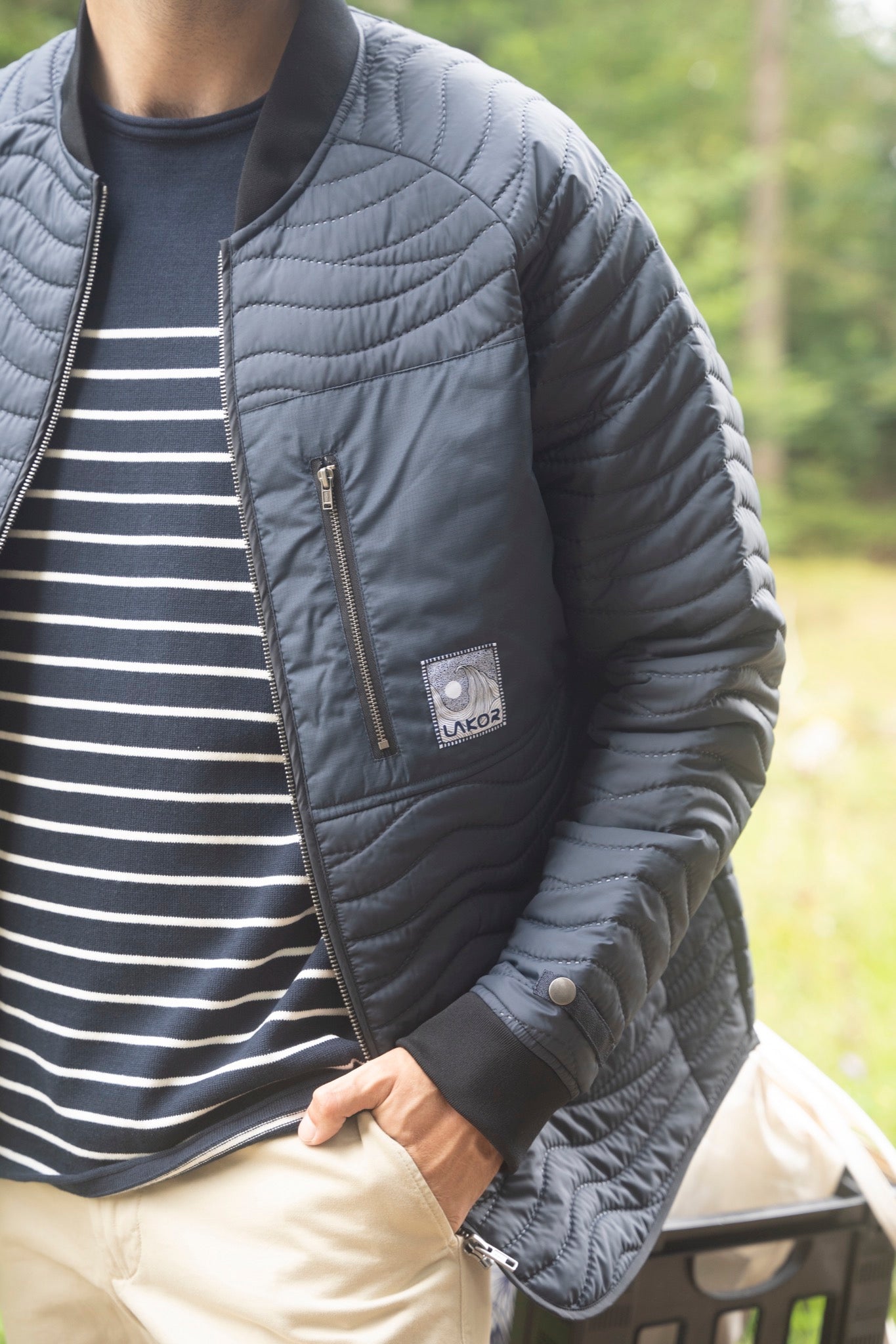 Seaway Quilt Jacke (Blaubeer)