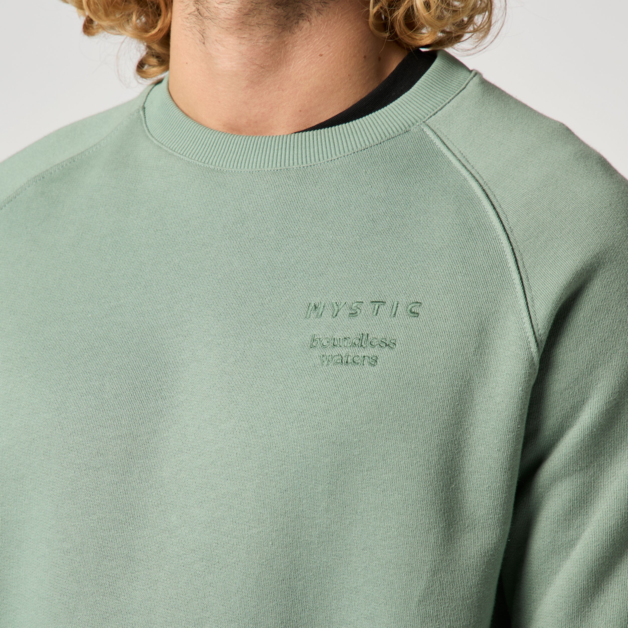 Mystic - Token Crew Sweat - Frozen Green