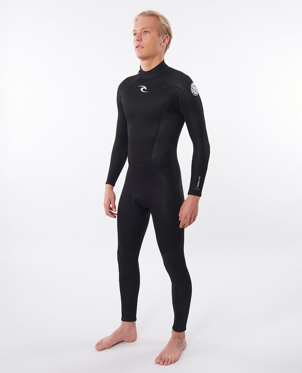 Rip Curl - Freelite 4/3 Back Zip Wetsuit - Black