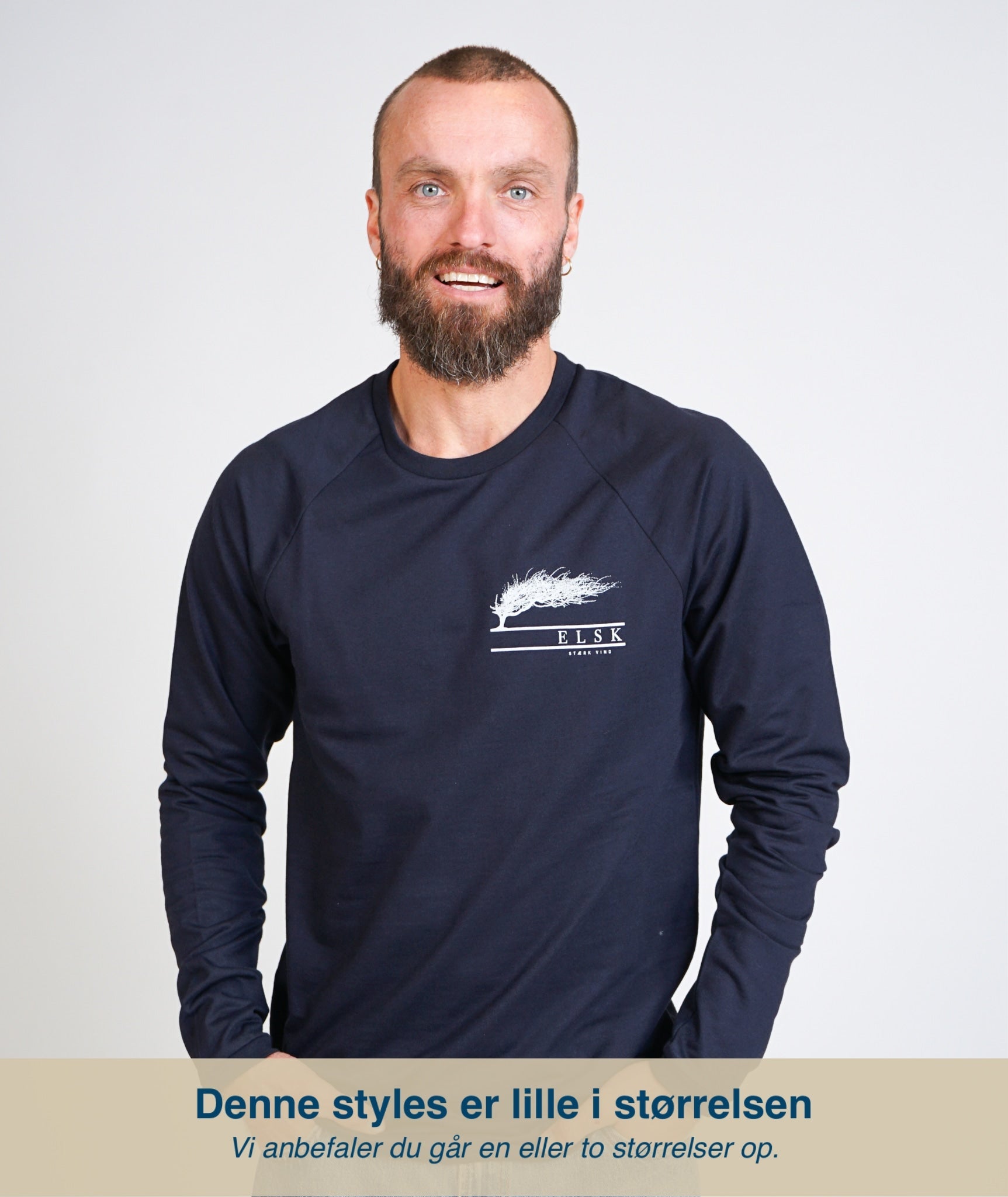 Strong Wind Ch Men'S Lightweight Crewneck
