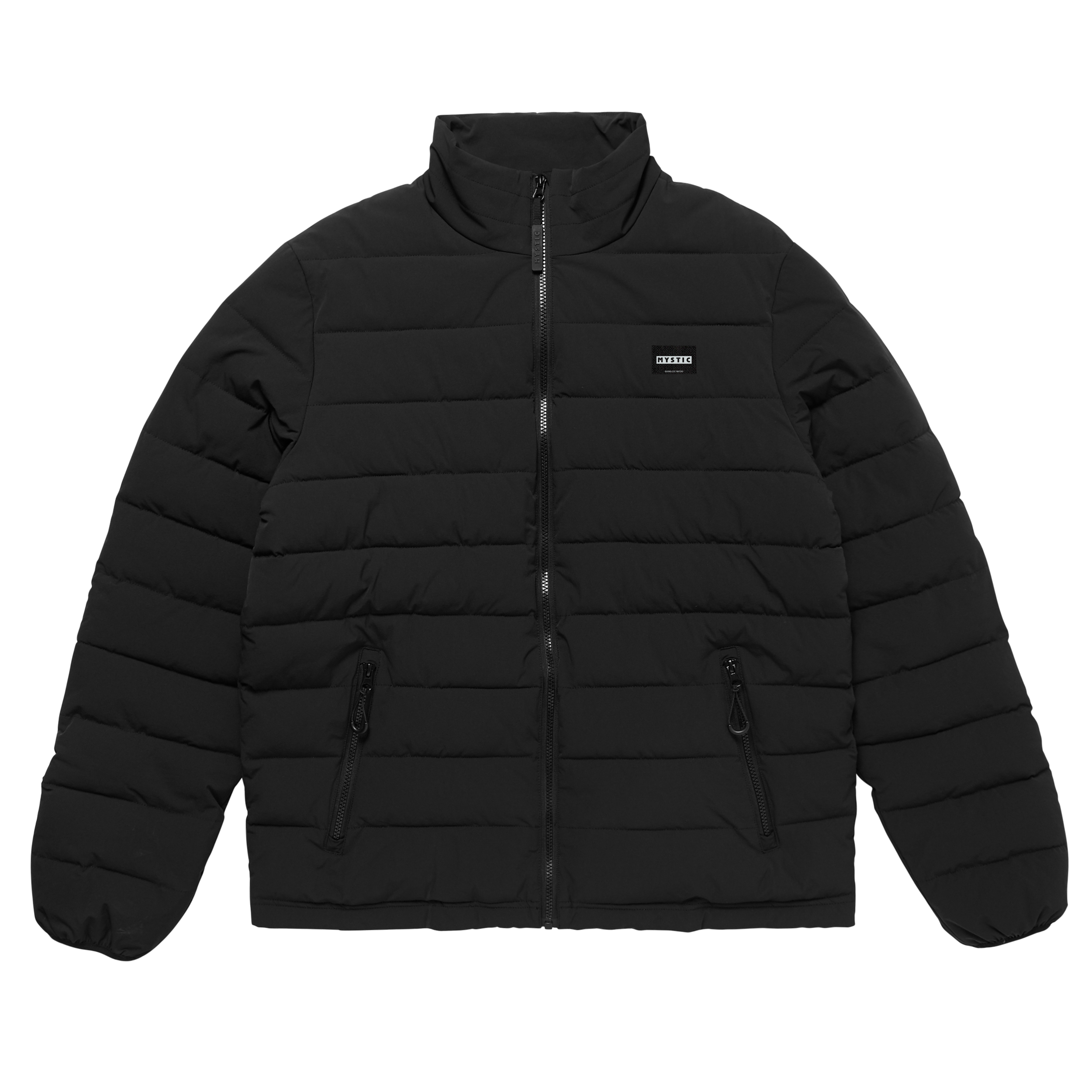 Quilted Midlayer Jacket - Black