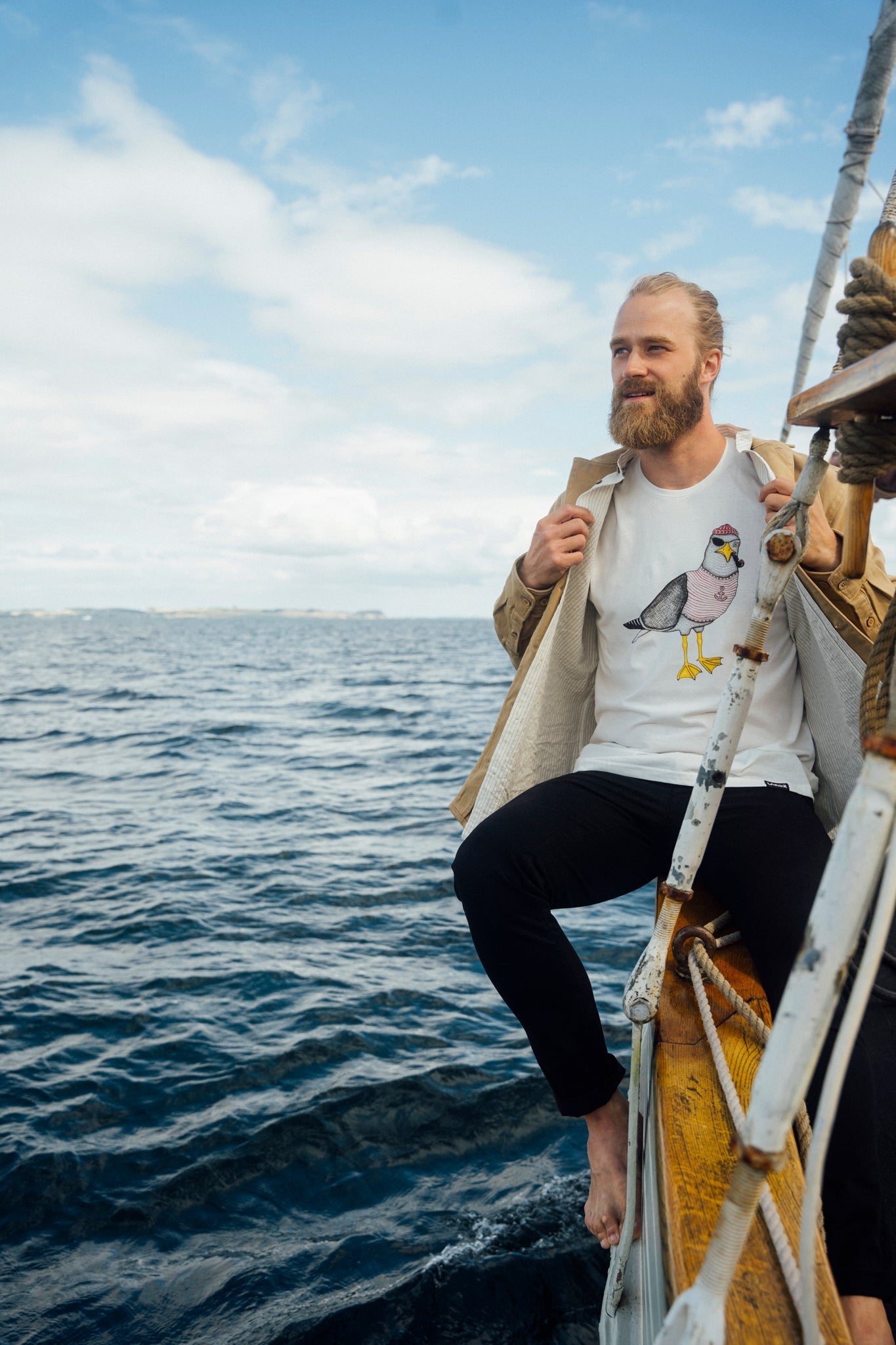 Seaborn Seagull T-shirt (Star White)