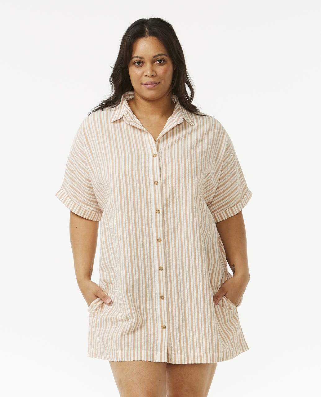 Follow The Sun Shirt Dress