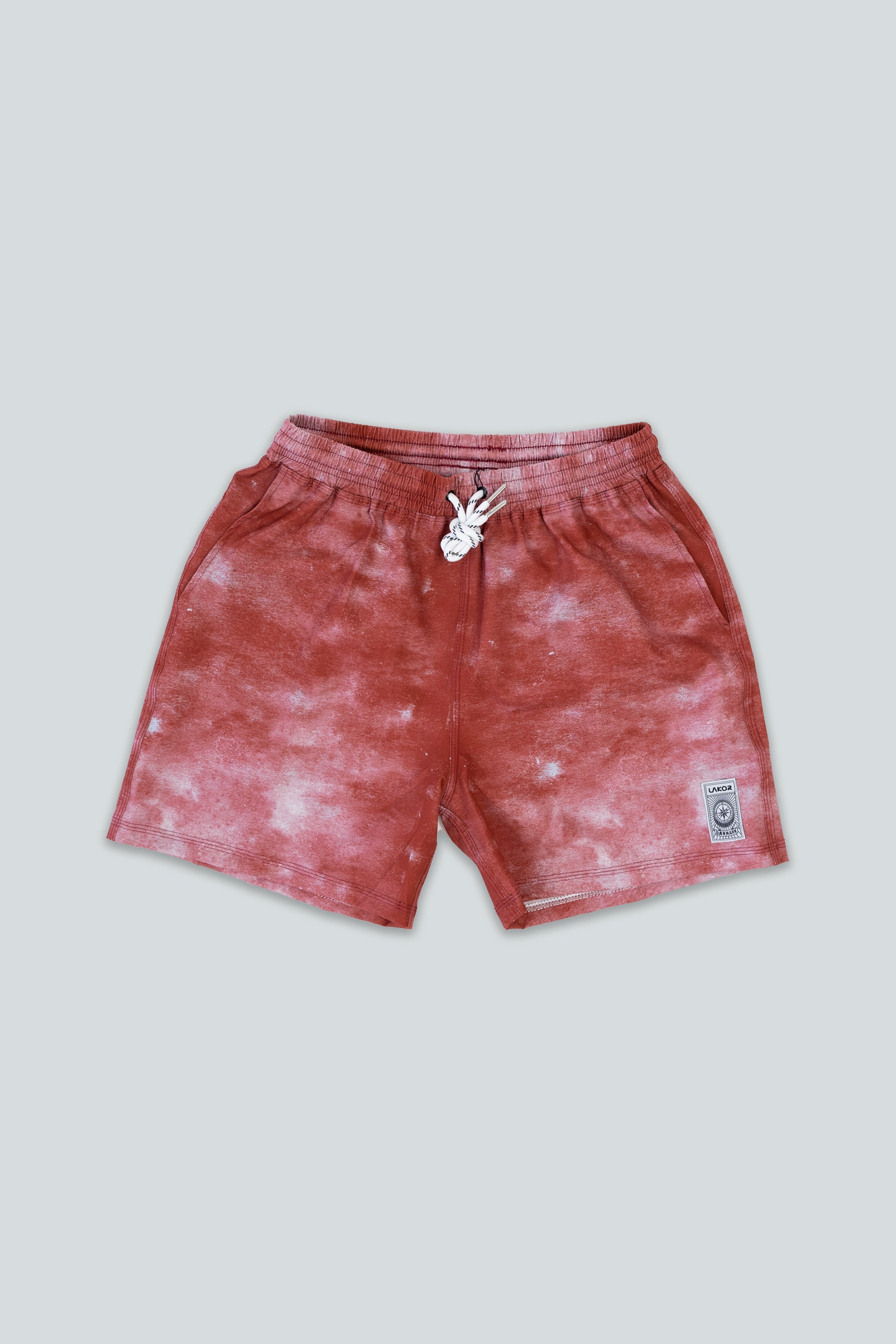 Beach Washed Shorts (Red) 
