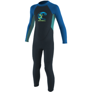 Toddler Reactor 2mm Back Zip - Boys - slate/light aqua/ocean