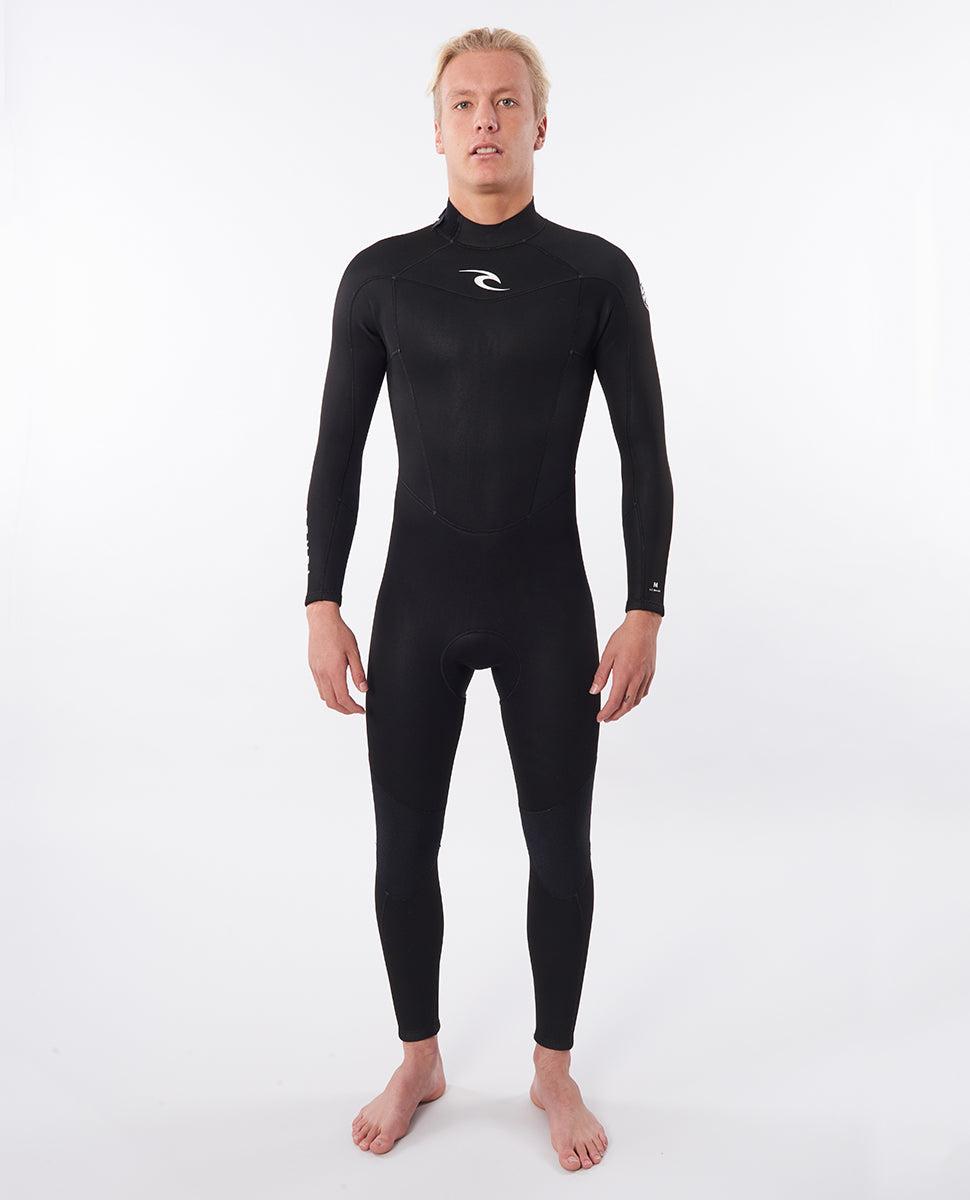 Rip Curl - Freelite 4/3 Back Zip Wetsuit - Black