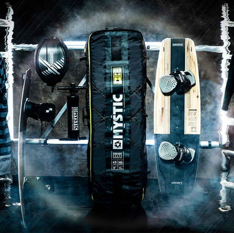 Mystic Elevate leichte, quadratische Boardbag mit Rollen