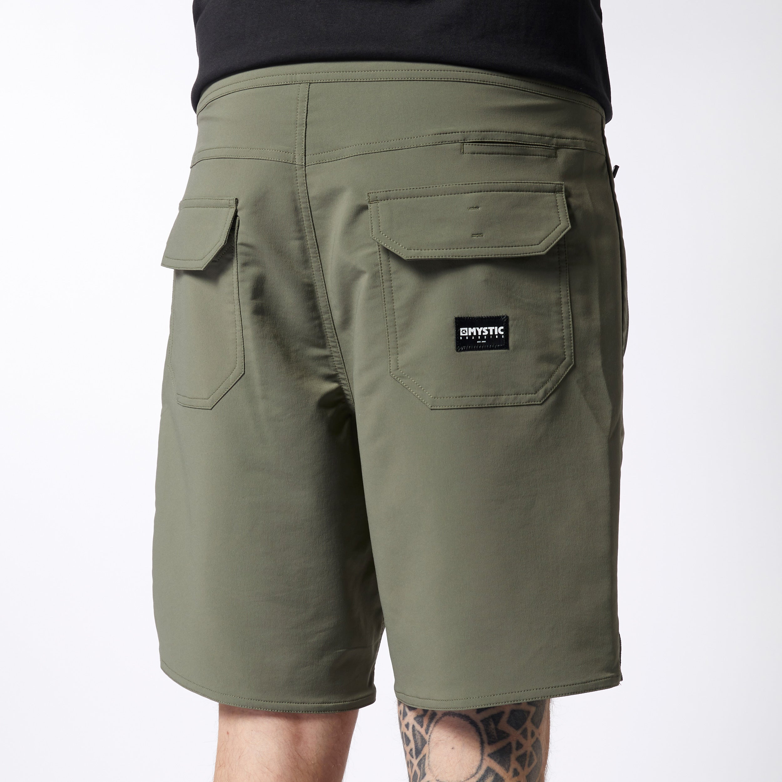 Mystic - Trail Hybrid Boardshort - Moss