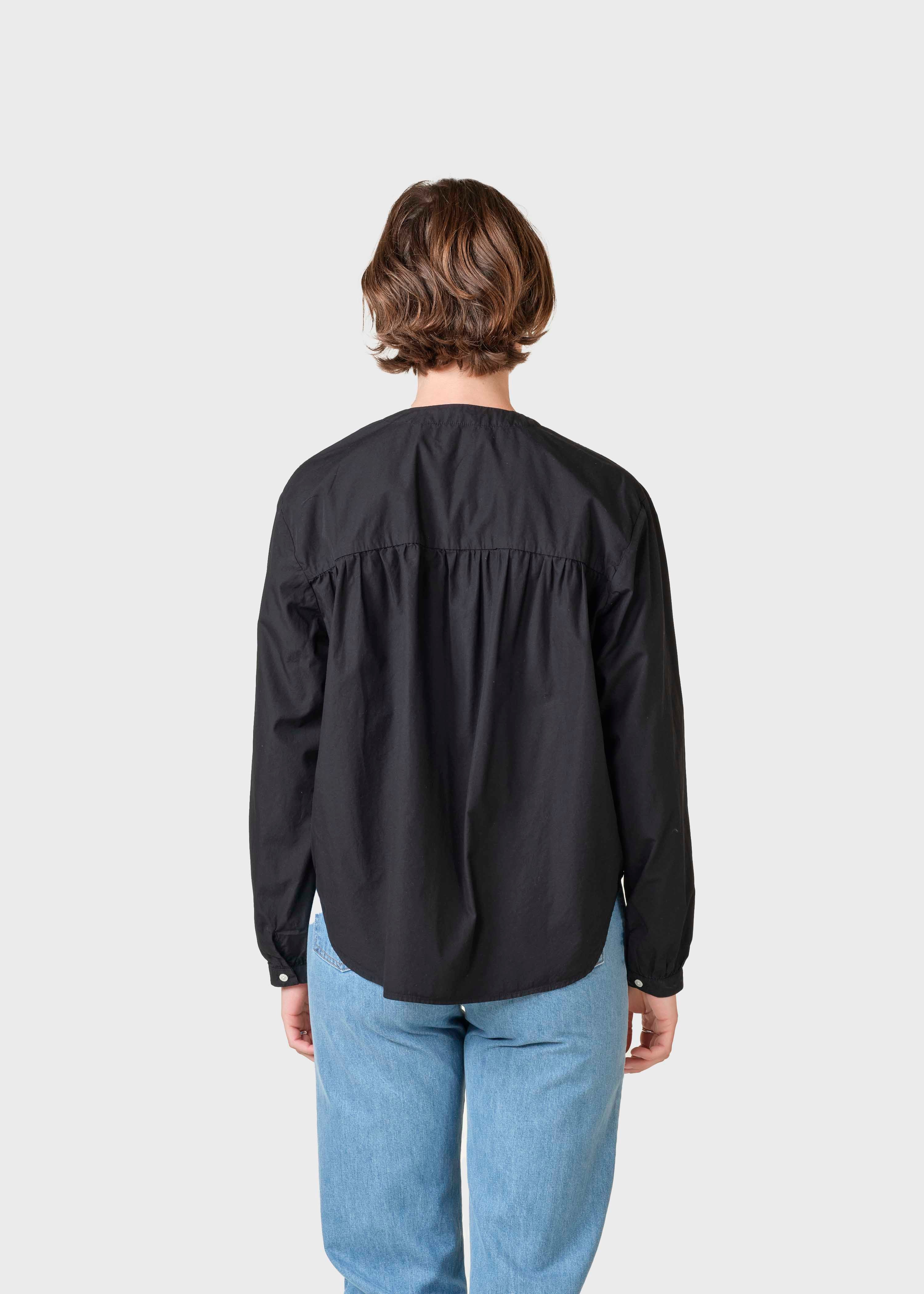 Alma Poplin Shirt - Black