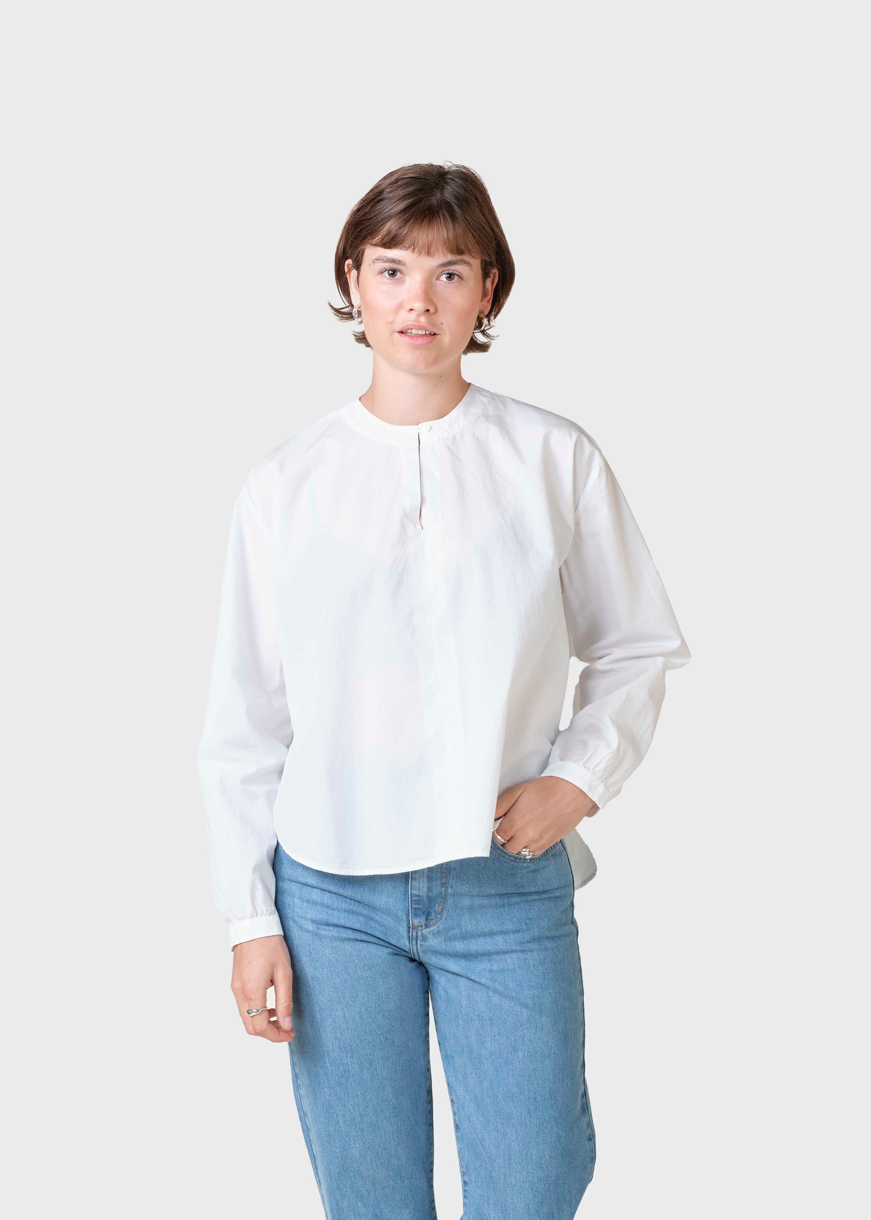 Alma Poplin Shirt - White
