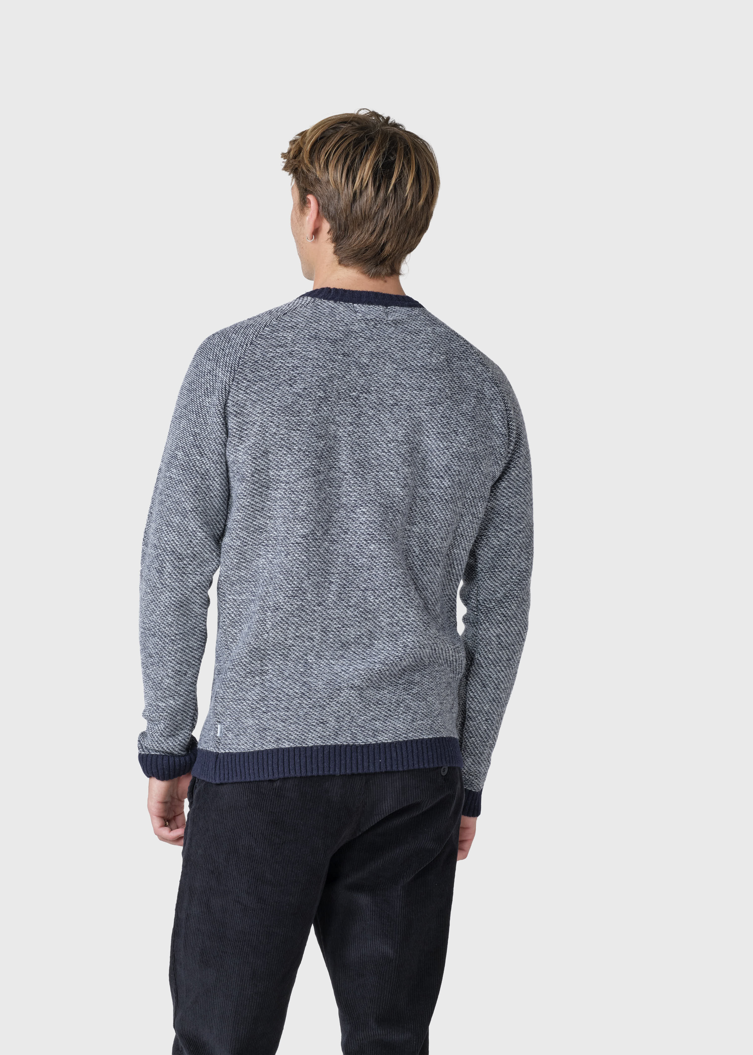 Arthur Knit - Navy/cream