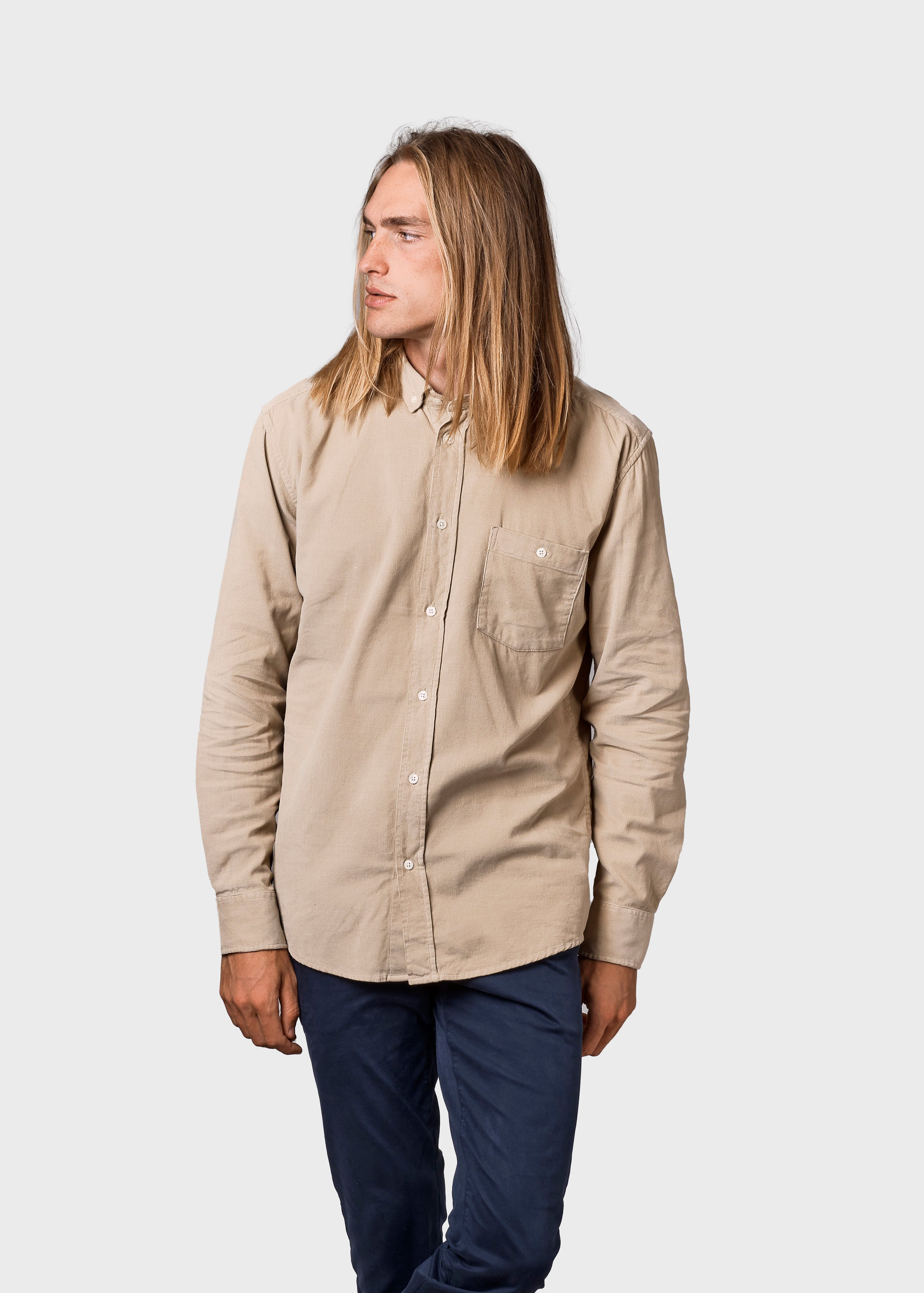 Benjamin Corduroy Shirt - Sand
