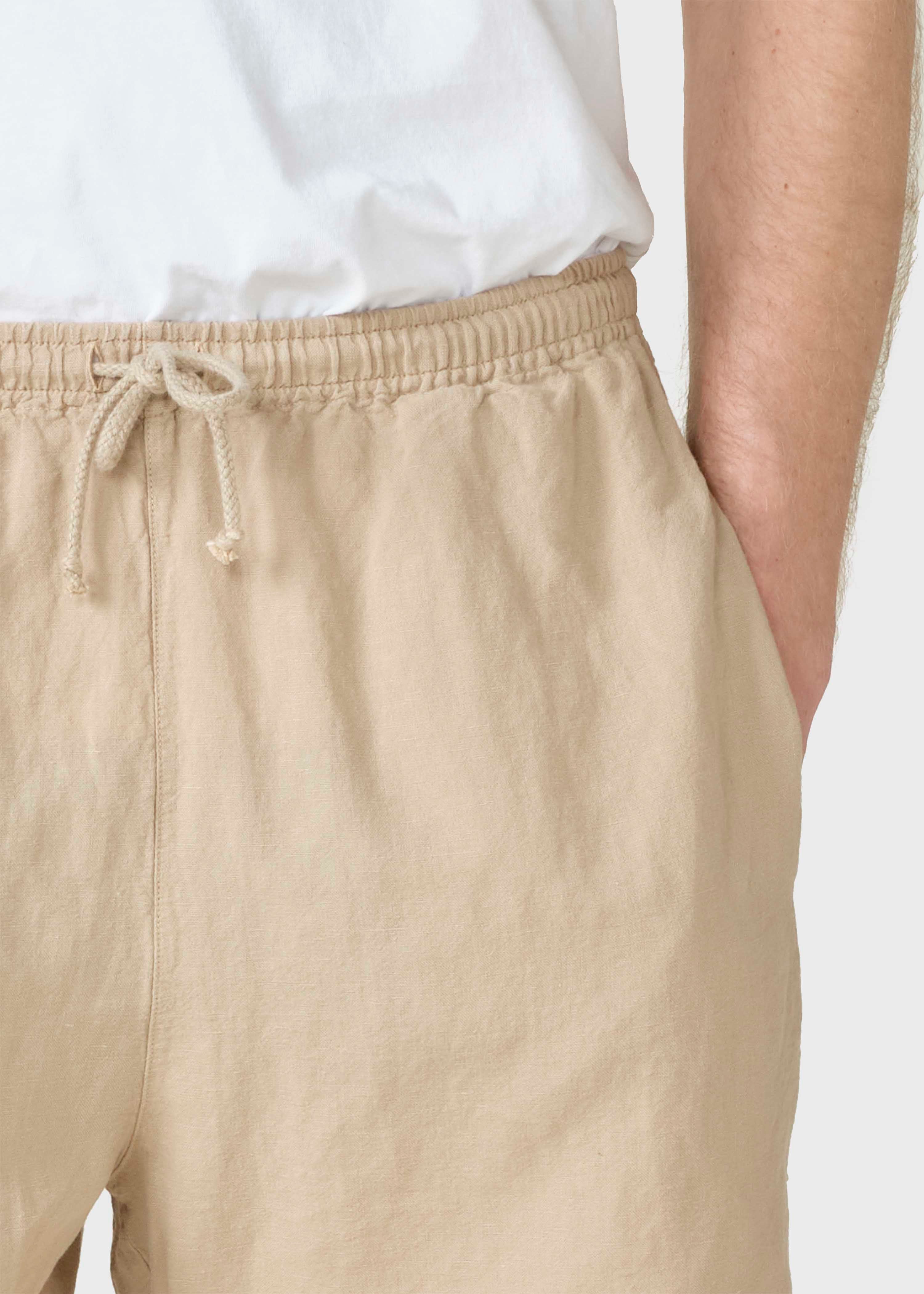 Bertram Linen Shorts - Sand