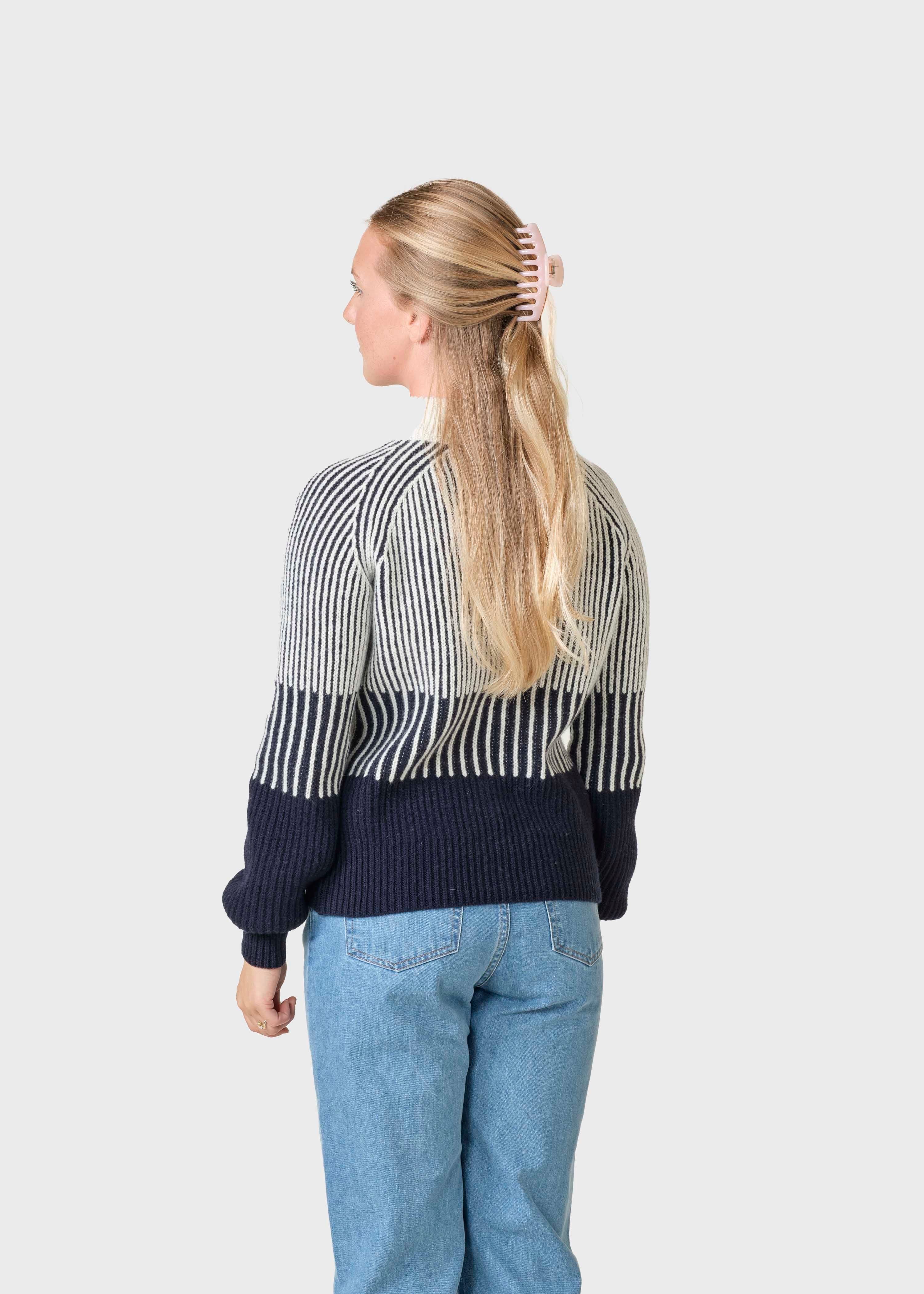 Betty Knit - Navy/cream