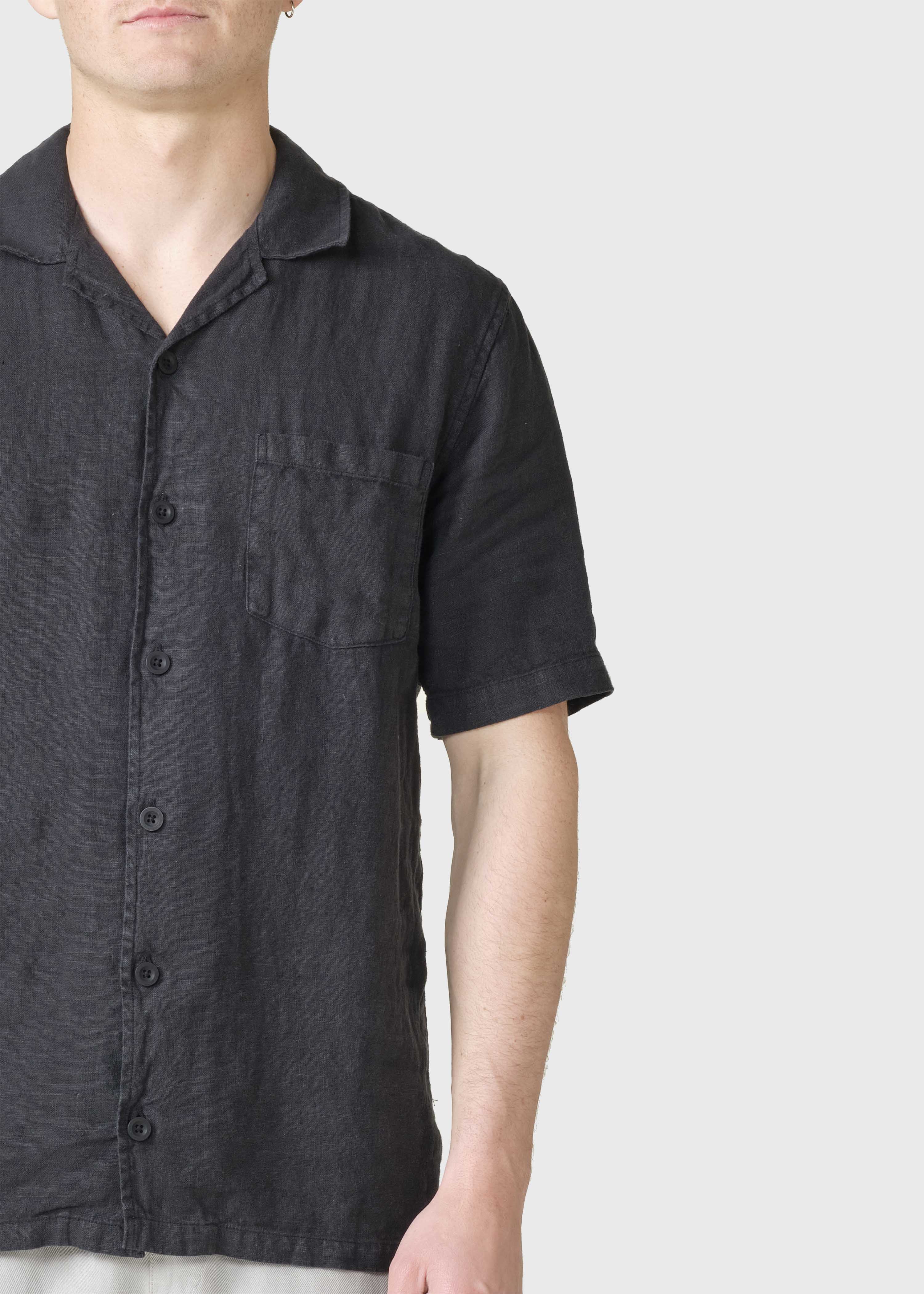 Birger S/s Linen - Black
