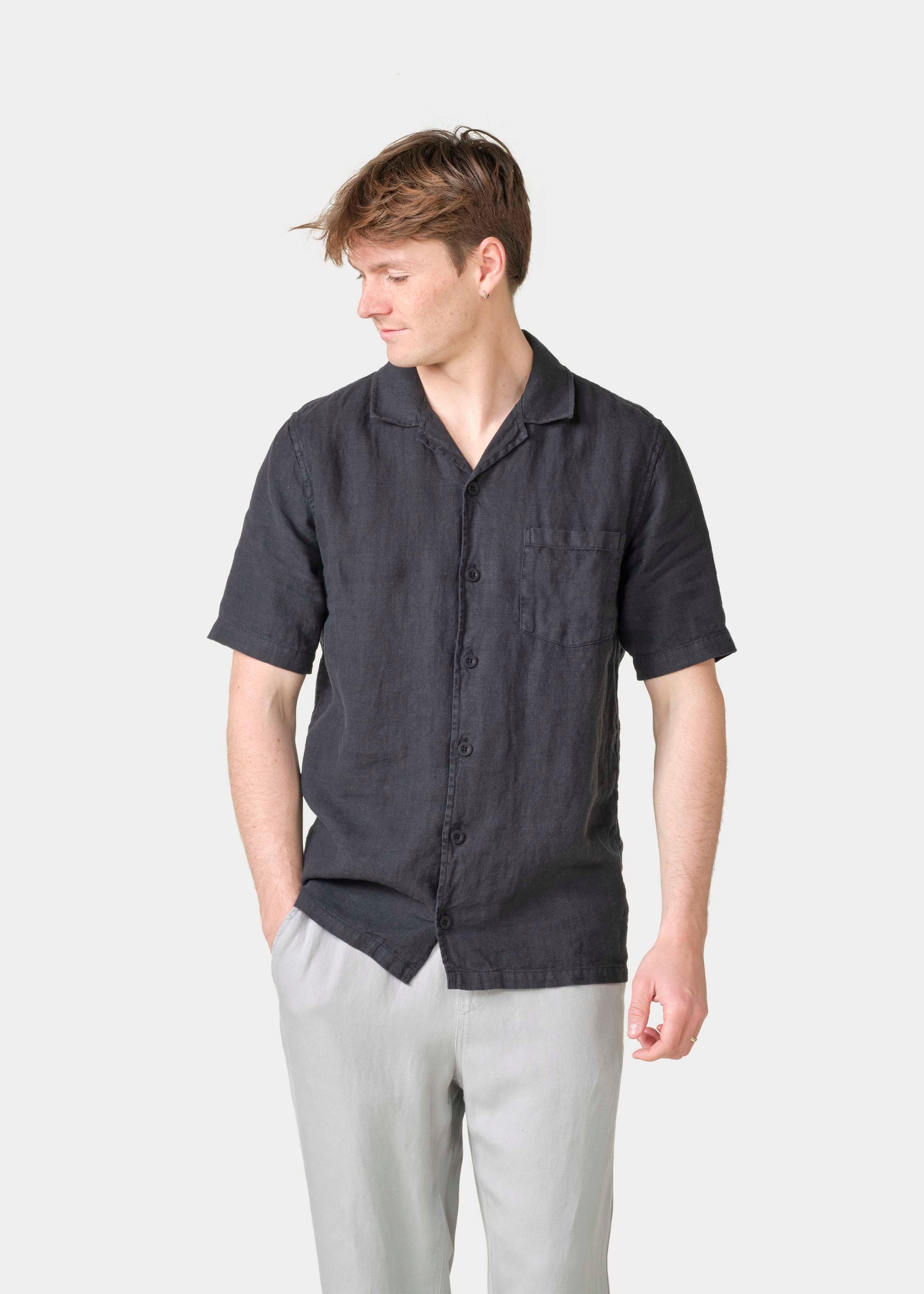 Birger S/s Linen - Black