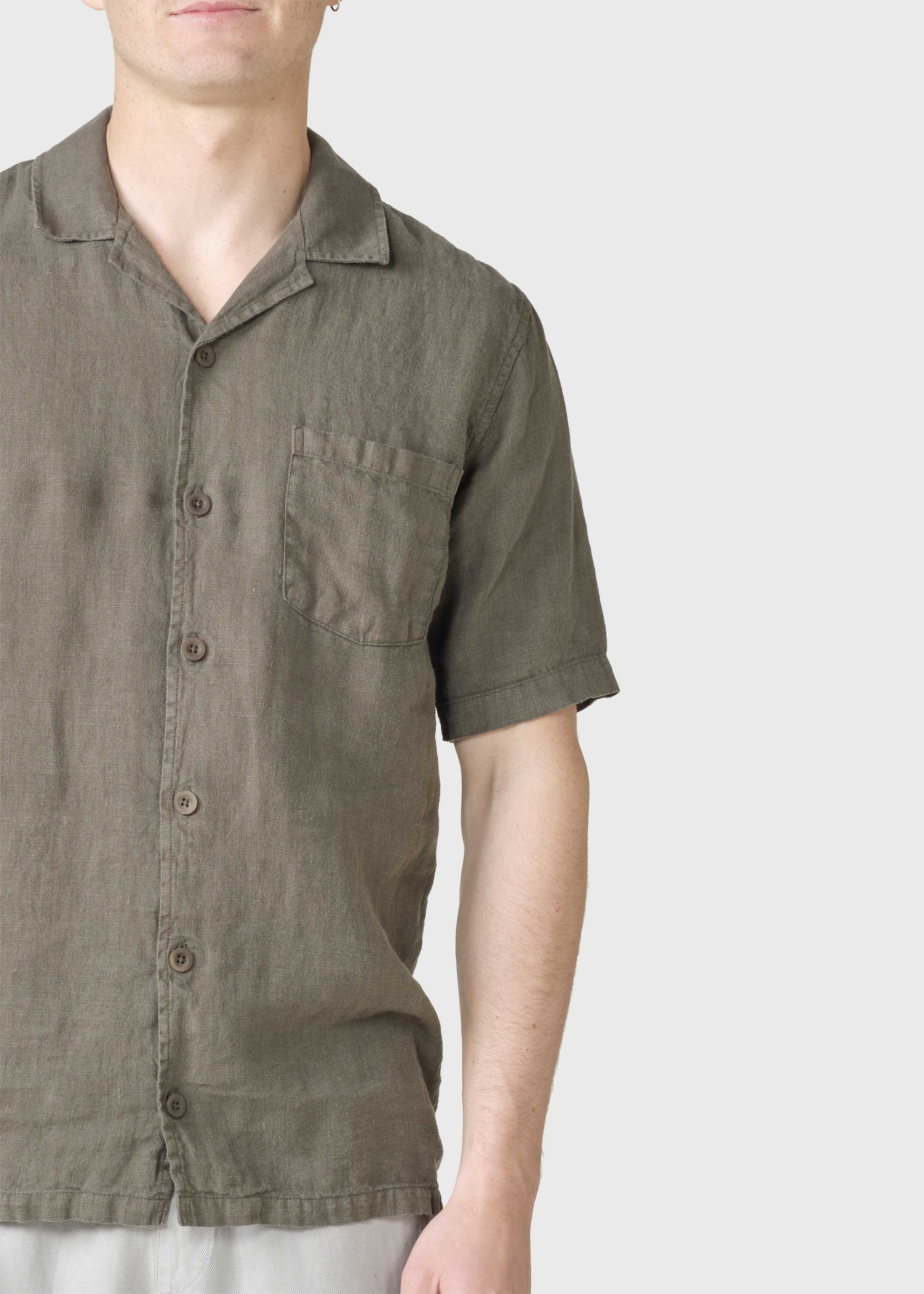 Birger S/s Linen - Taupe
