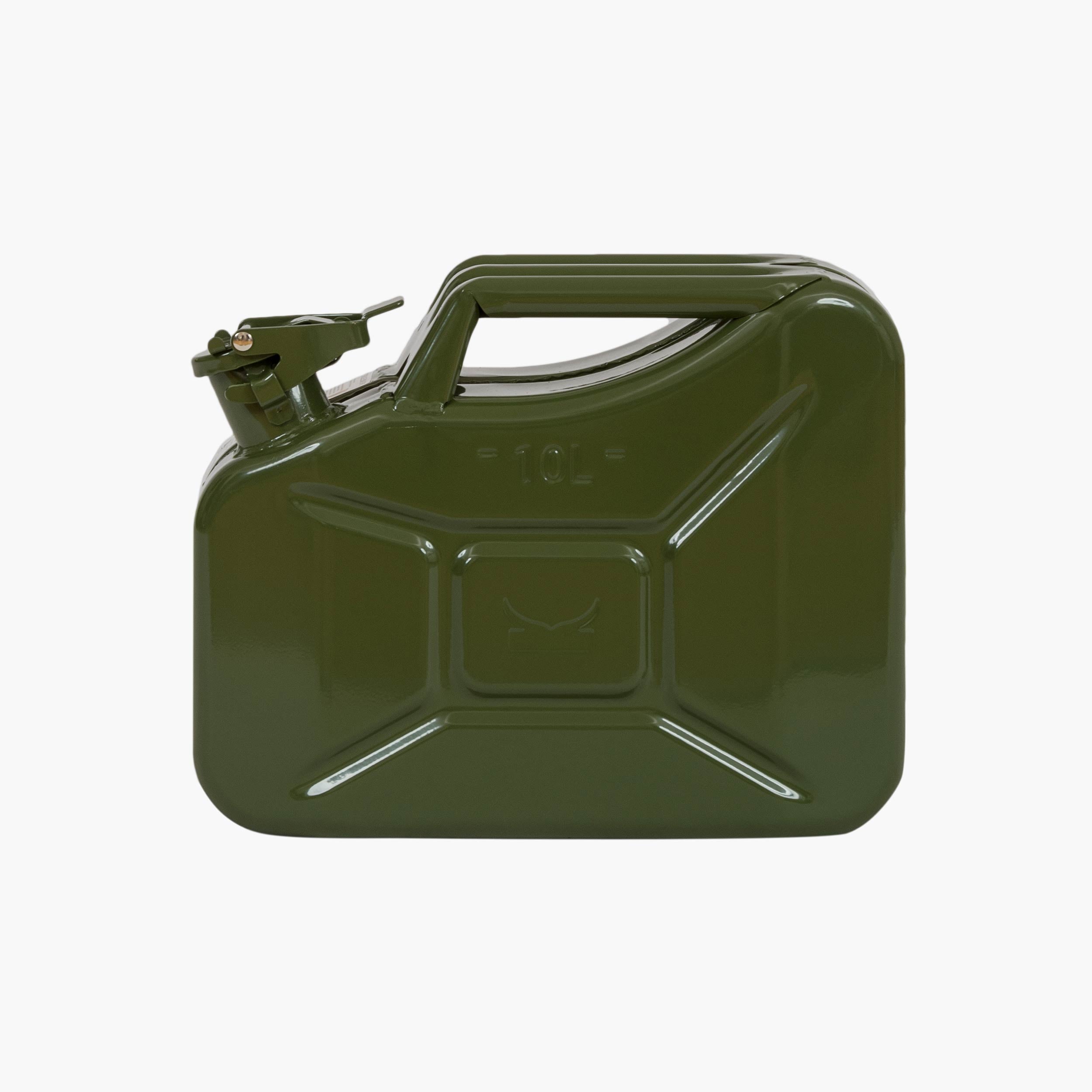 Highlander - Steel Jerry Can Water container, 10L with lockable spout