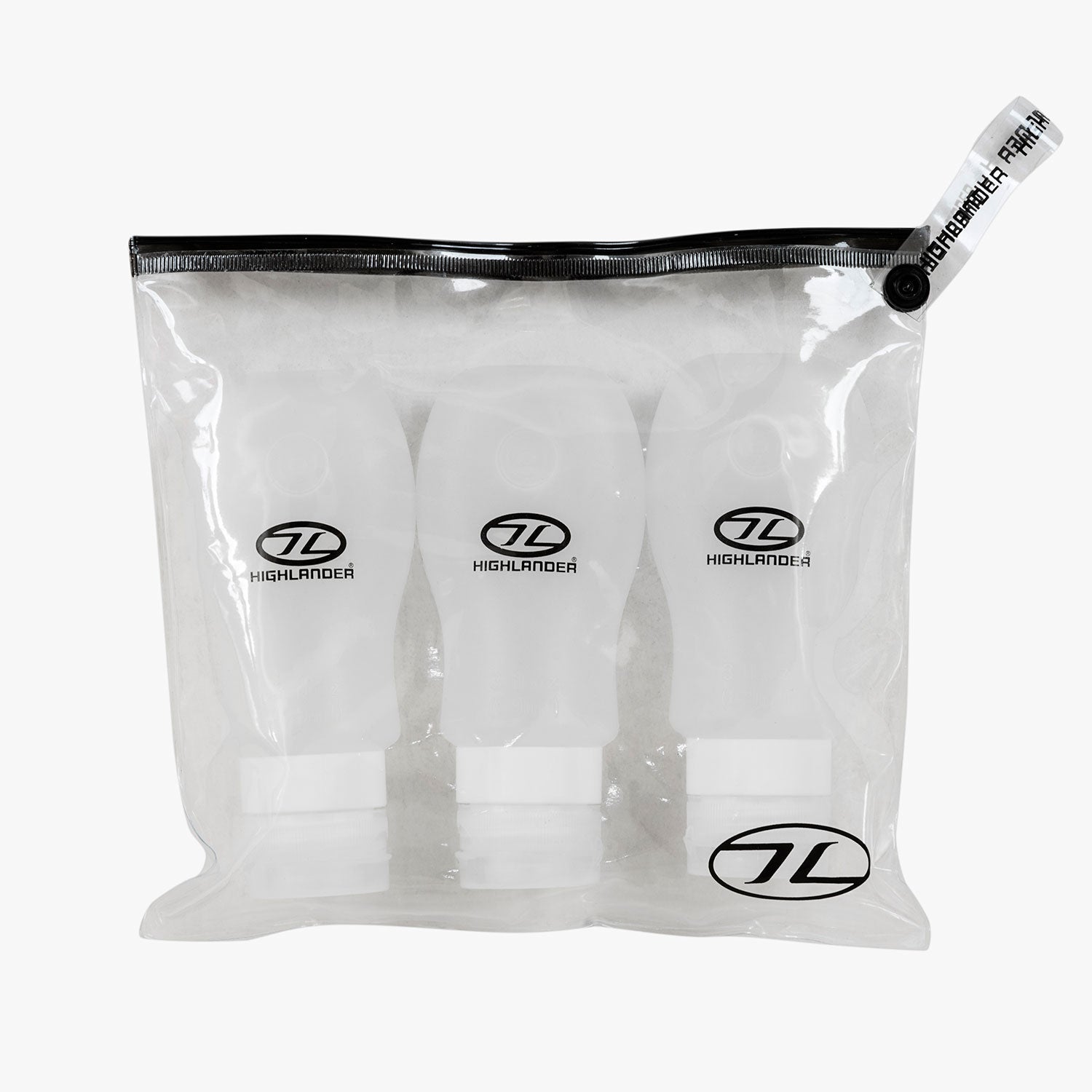 Highlander – Silikon-Reiseflaschen, 3er-Pack