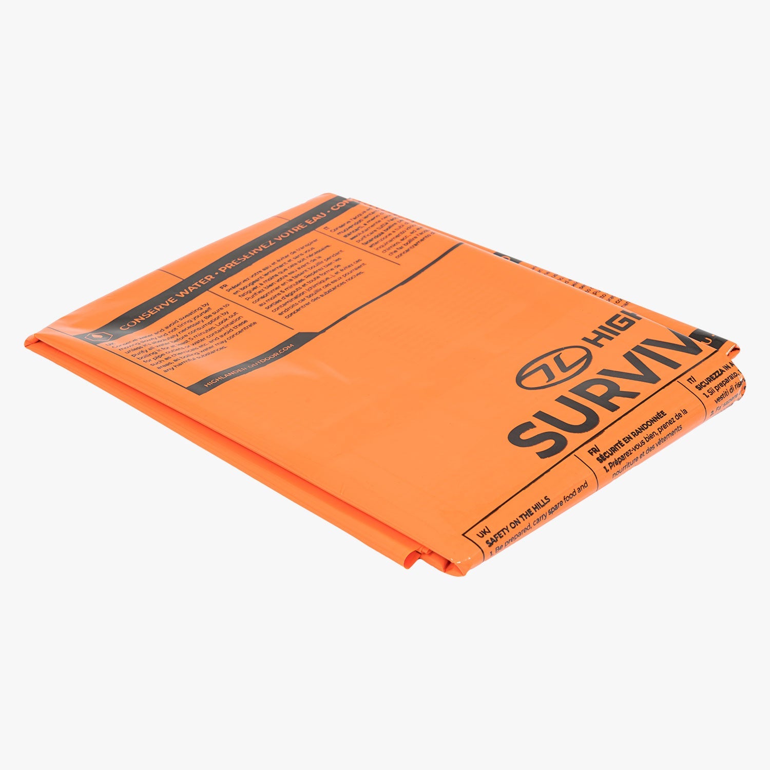 Highlander - Extra large survival tent bag, Orange