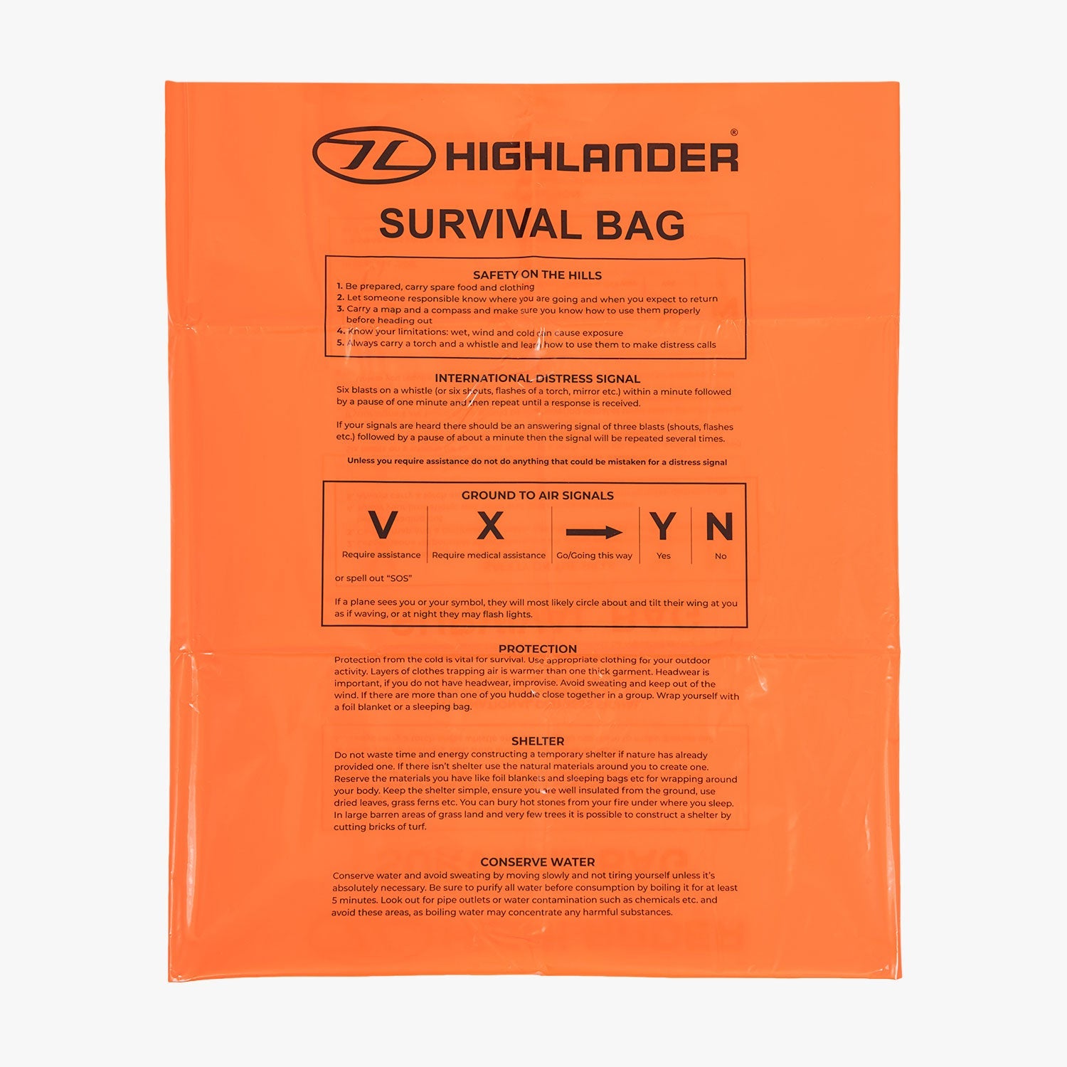 Highlander - Emergency Survival Bag